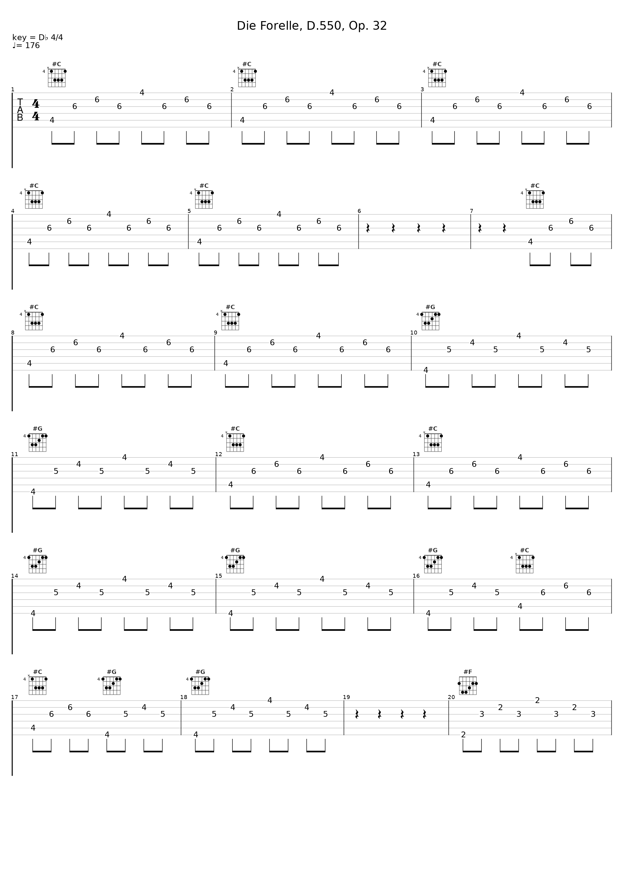 Die Forelle, D.550, Op. 32_Gunther Hasselmann_1