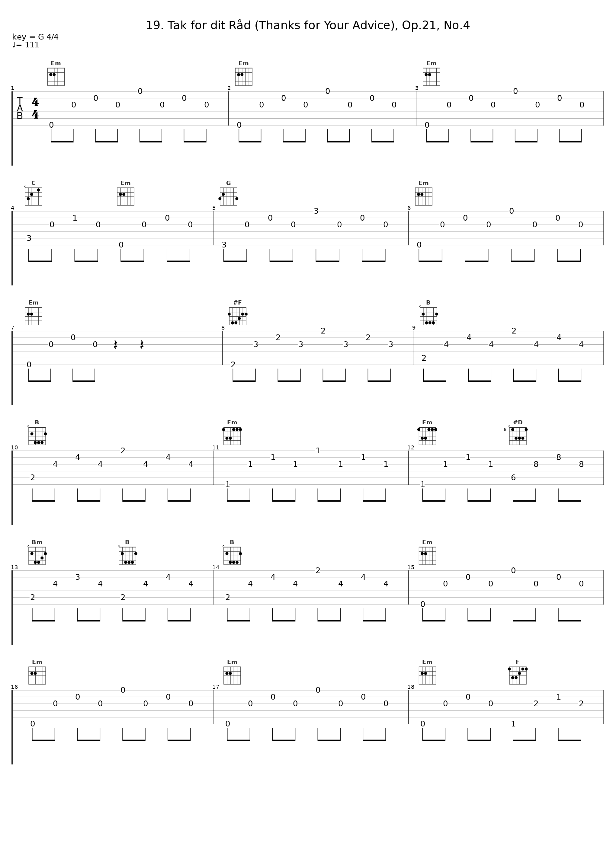 19. Tak for dit Råd (Thanks for Your Advice), Op.21, No.4_Paula Robison_1