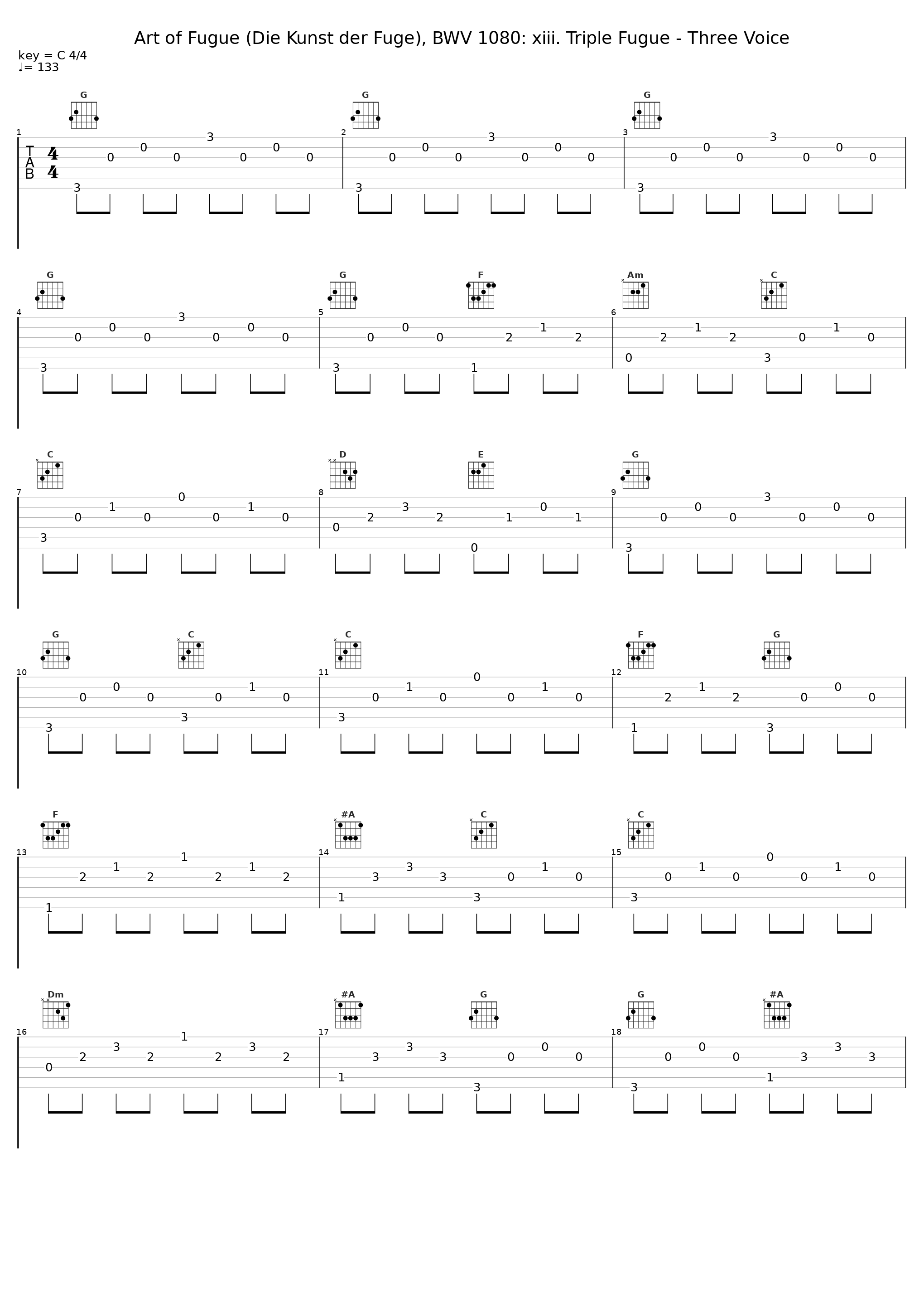 Art of Fugue (Die Kunst der Fuge), BWV 1080: xiii. Triple Fugue - Three Voice_Gustav Leonhardt_1