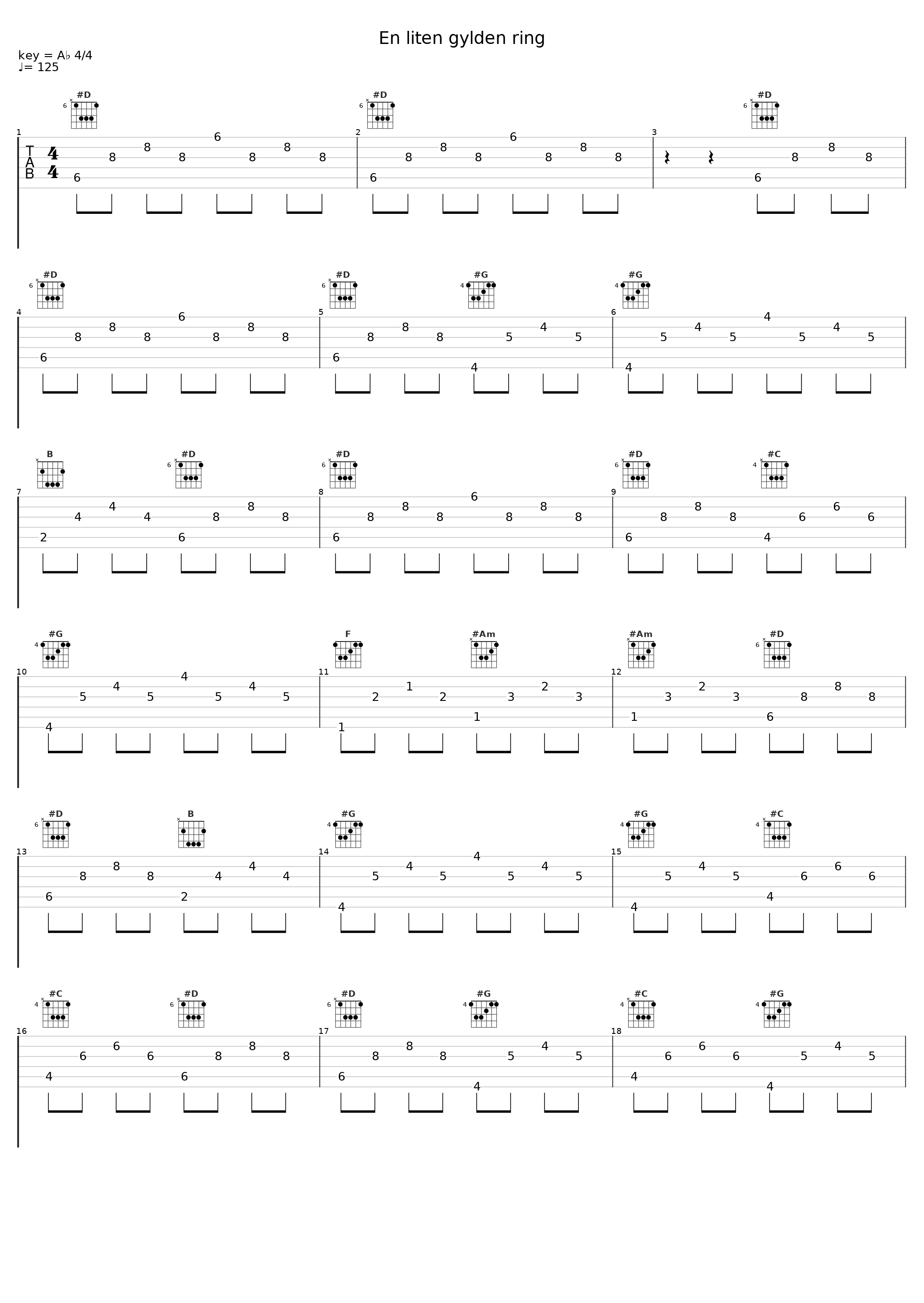 En liten gylden ring_Inger Jacobsen,Thore Skogman_1