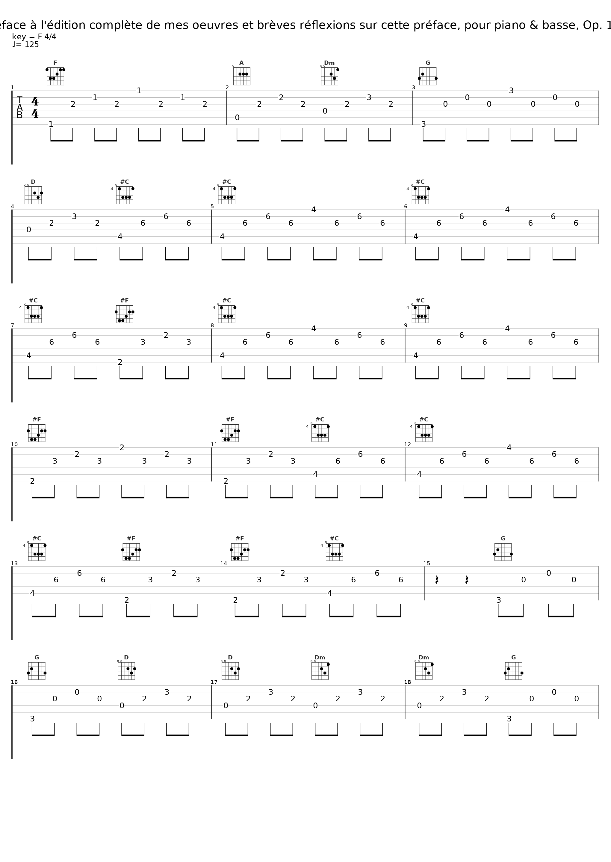 Préface à l'édition complète de mes oeuvres et brèves réflexions sur cette préface, pour piano & basse, Op. 123_Petr Migunov,Arthur Schoonderwoerd,Dmitri Shostakovich,Dmitri Dmitrievitch Chostakovitch_1