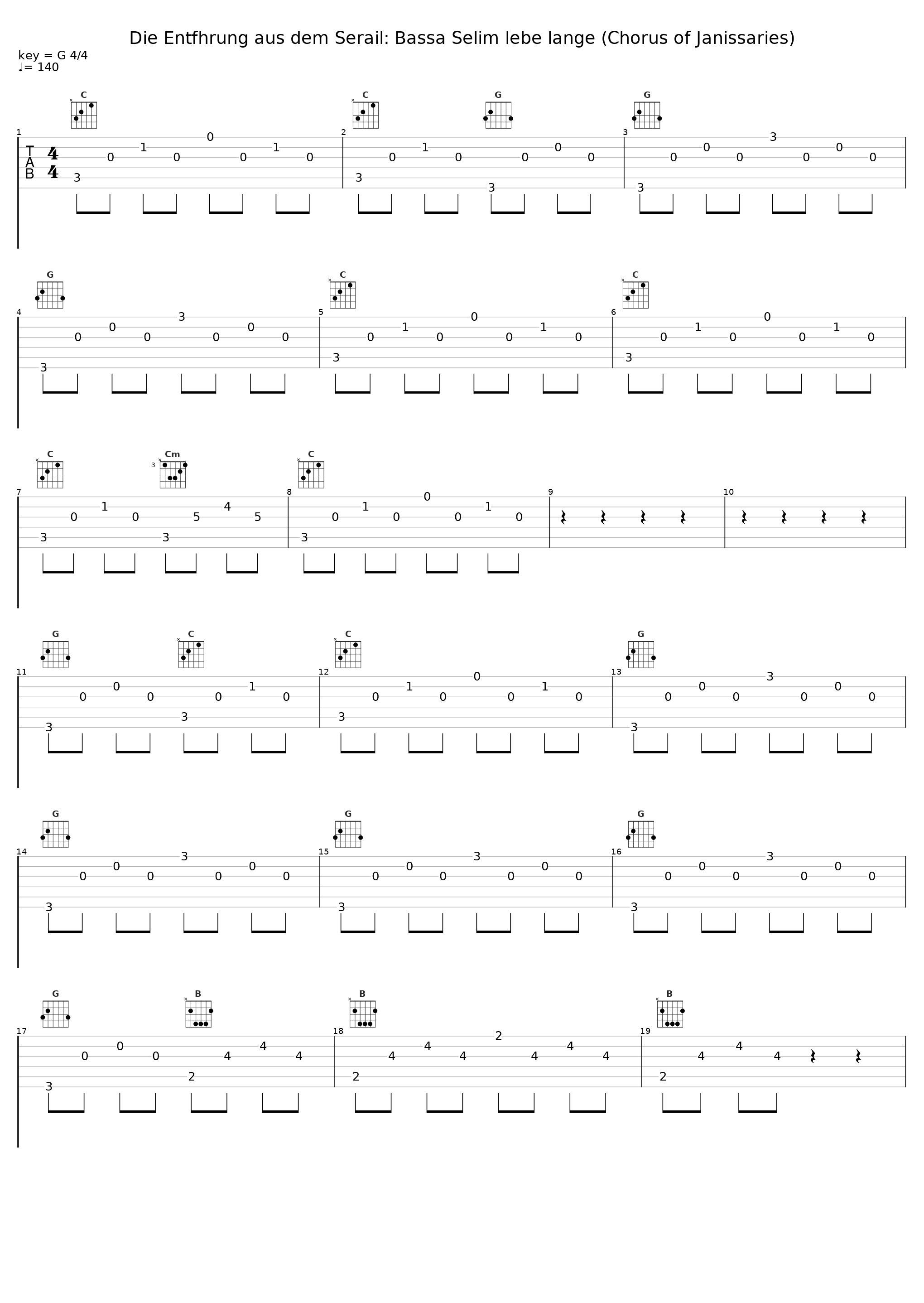 Die Entfhrung aus dem Serail: Bassa Selim lebe lange (Chorus of Janissaries)_Wiener Philharmoniker_1