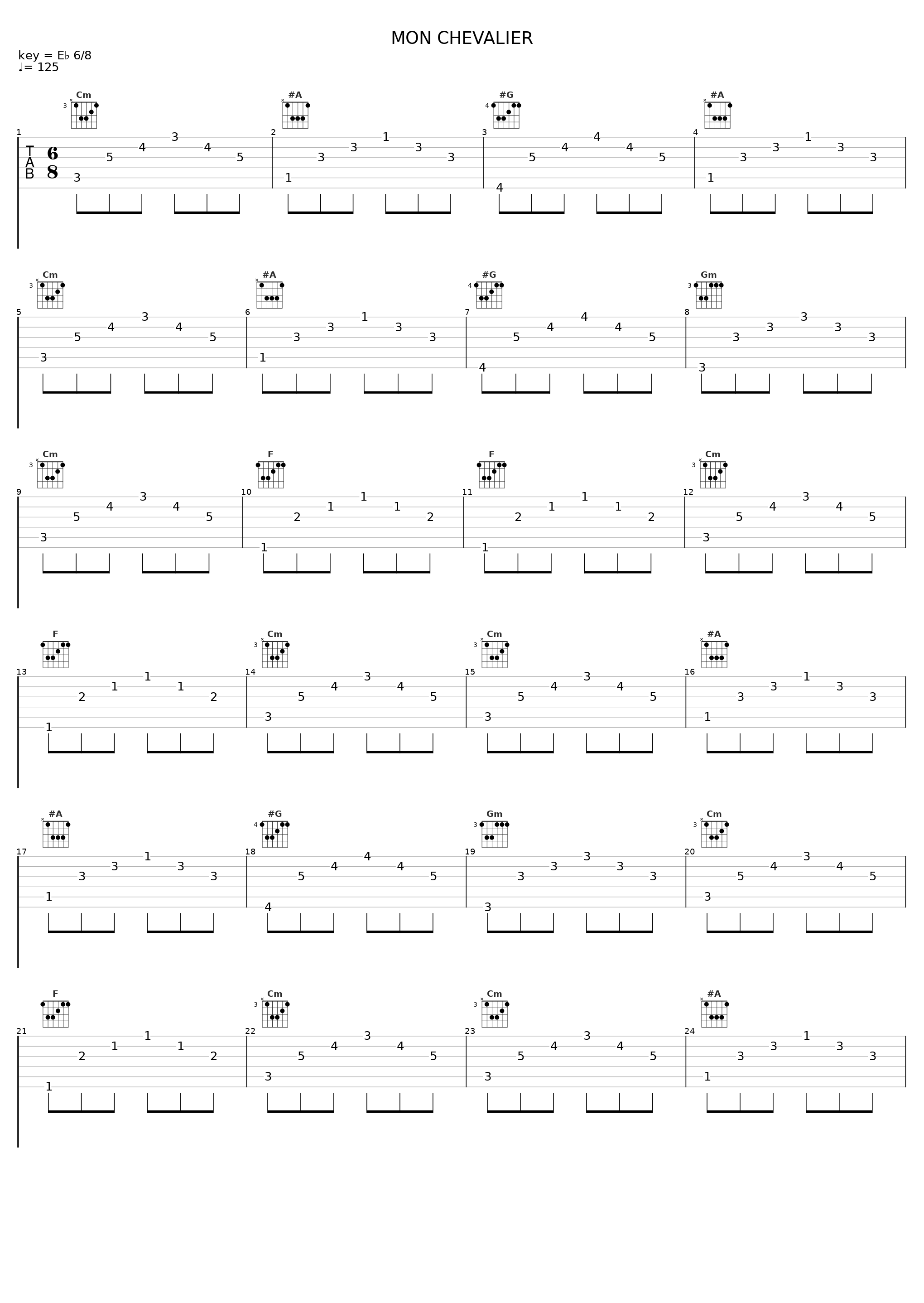 MON CHEVALIER_中村由利子_1