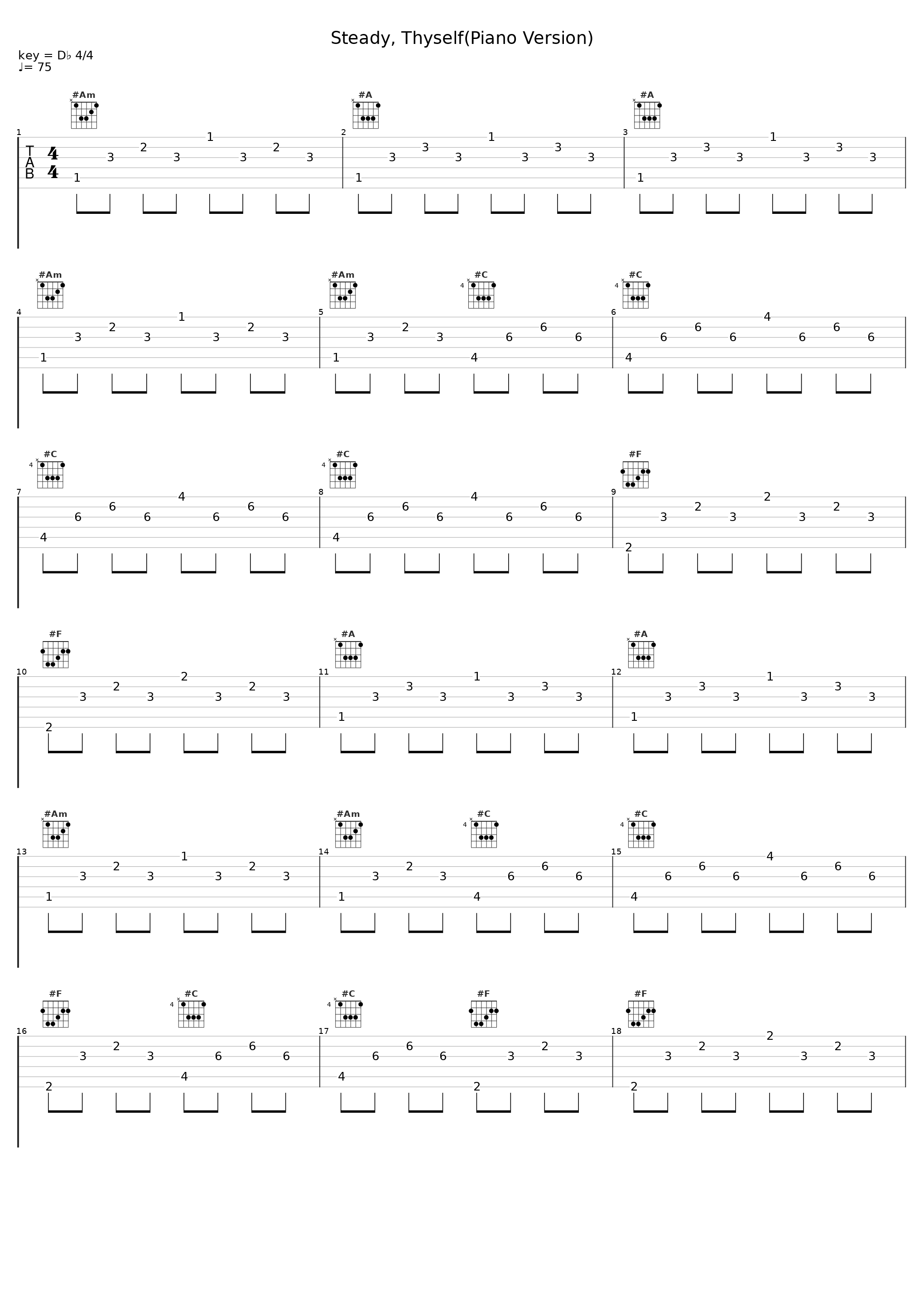 Steady, Thyself(Piano Version)_VLMV,Peter David Lambrou_1
