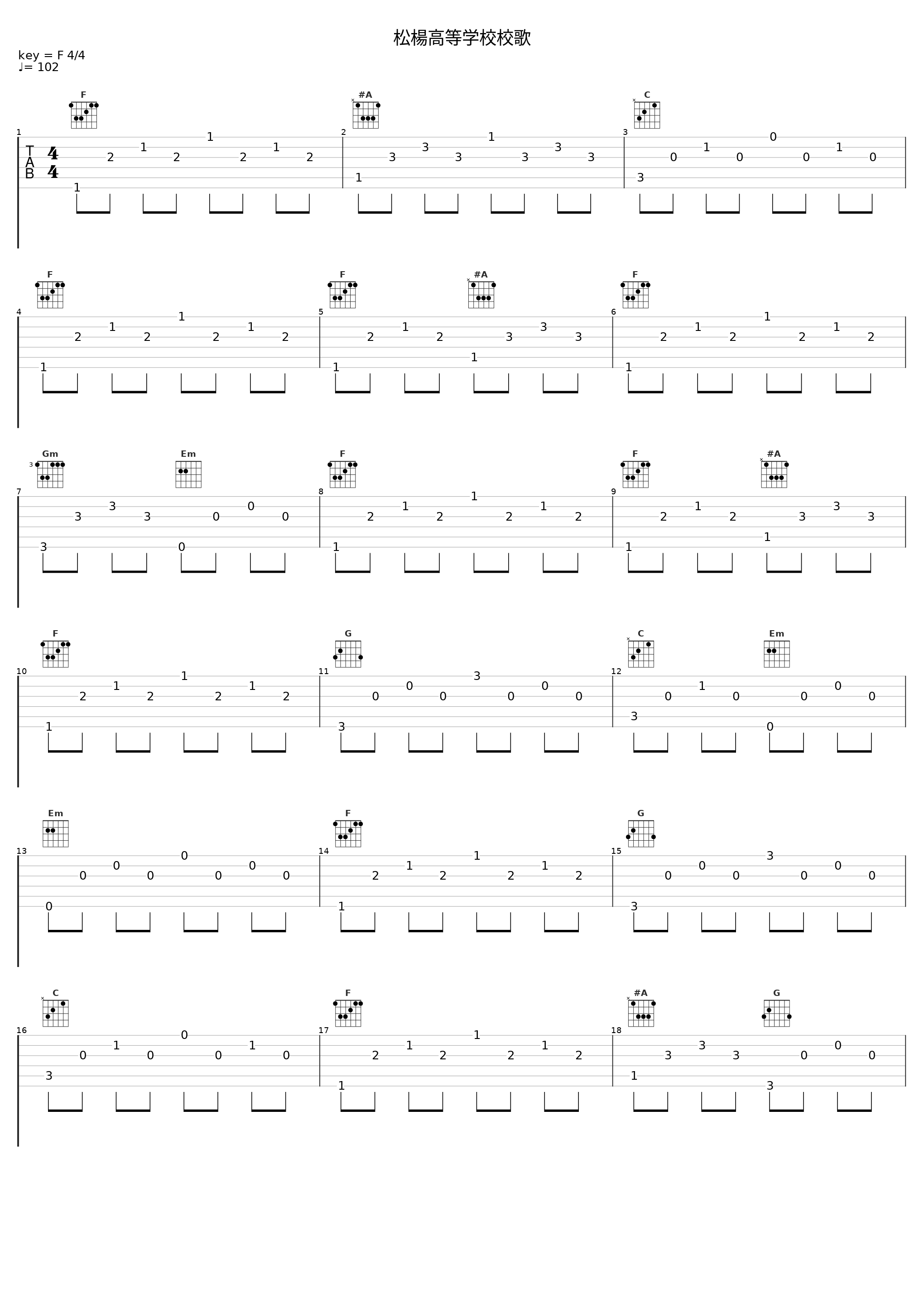 松楊高等学校校歌_中山真斗_1