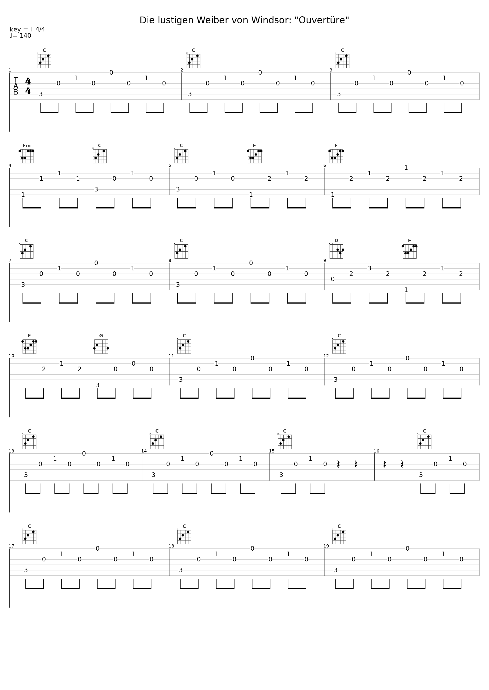 Die lustigen Weiber von Windsor: "Ouvertüre"_Wiener Philharmoniker,Hans Knappertsbusch_1