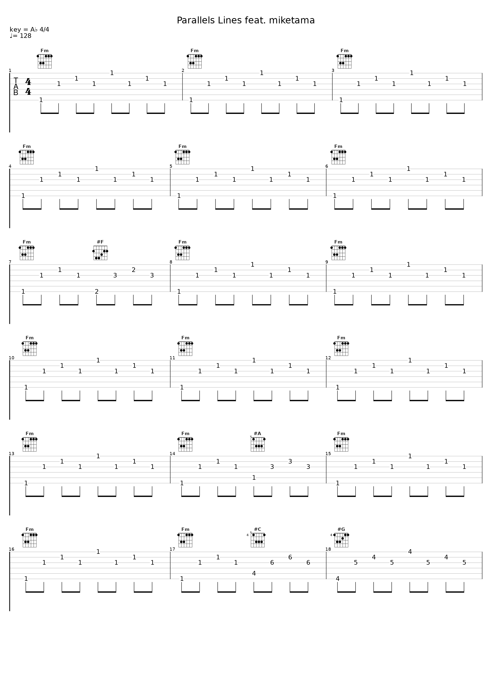 Parallels Lines feat. miketama_Alstroemeria Records,miketama_1