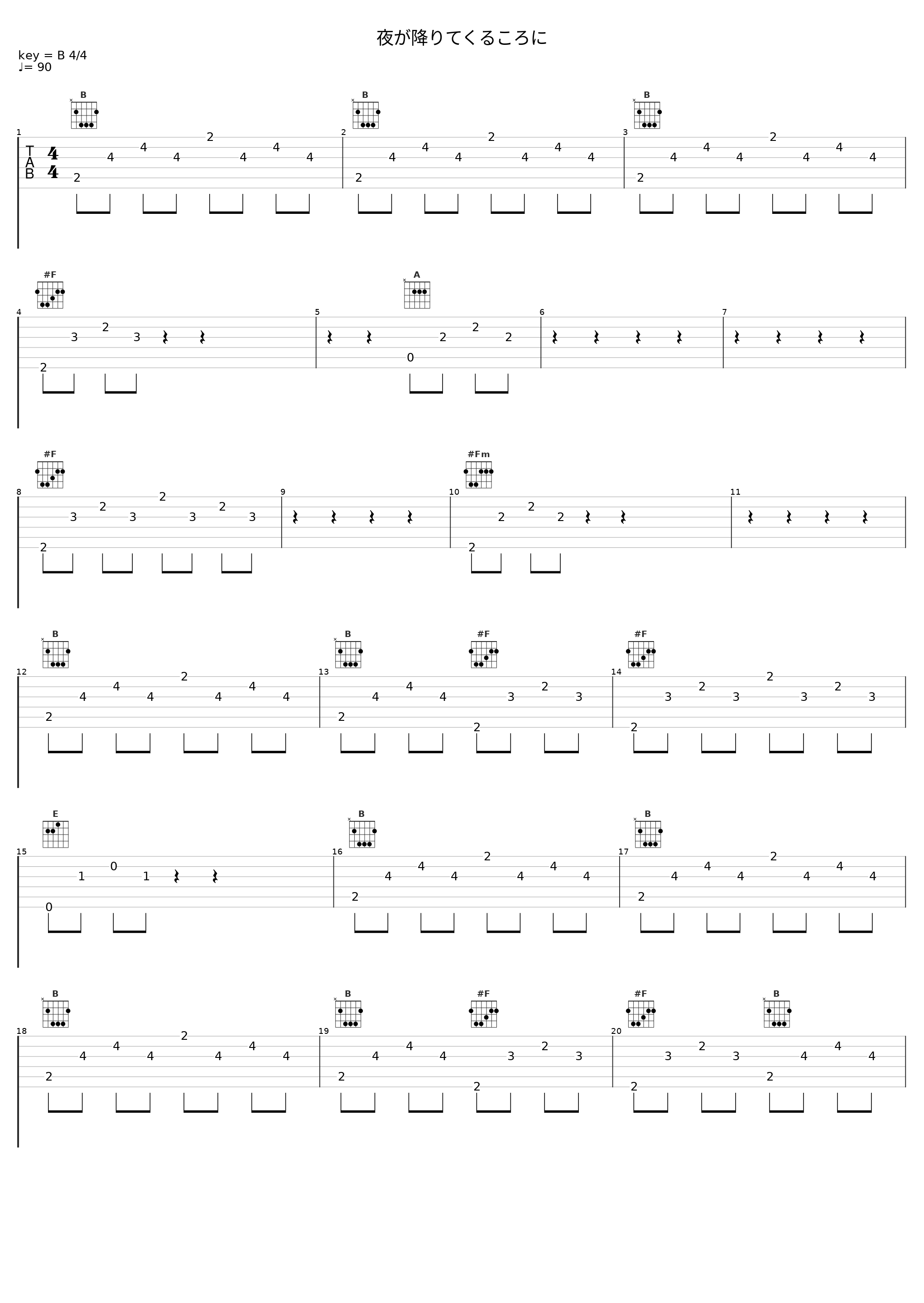 夜が降りてくるころに_镜音铃_1