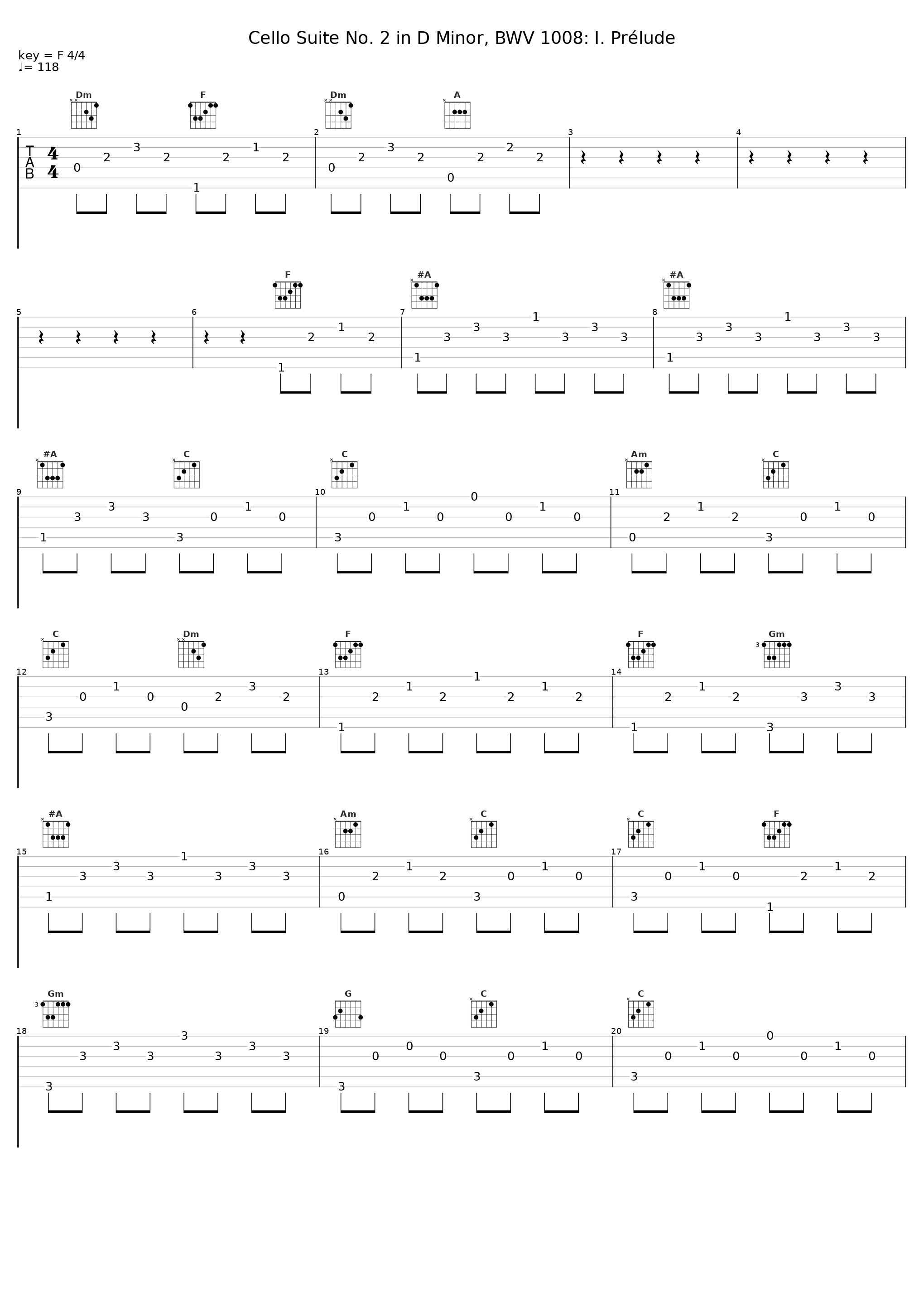 Cello Suite No. 2 in D Minor, BWV 1008: I. Prélude_Sasa Vectomov_1