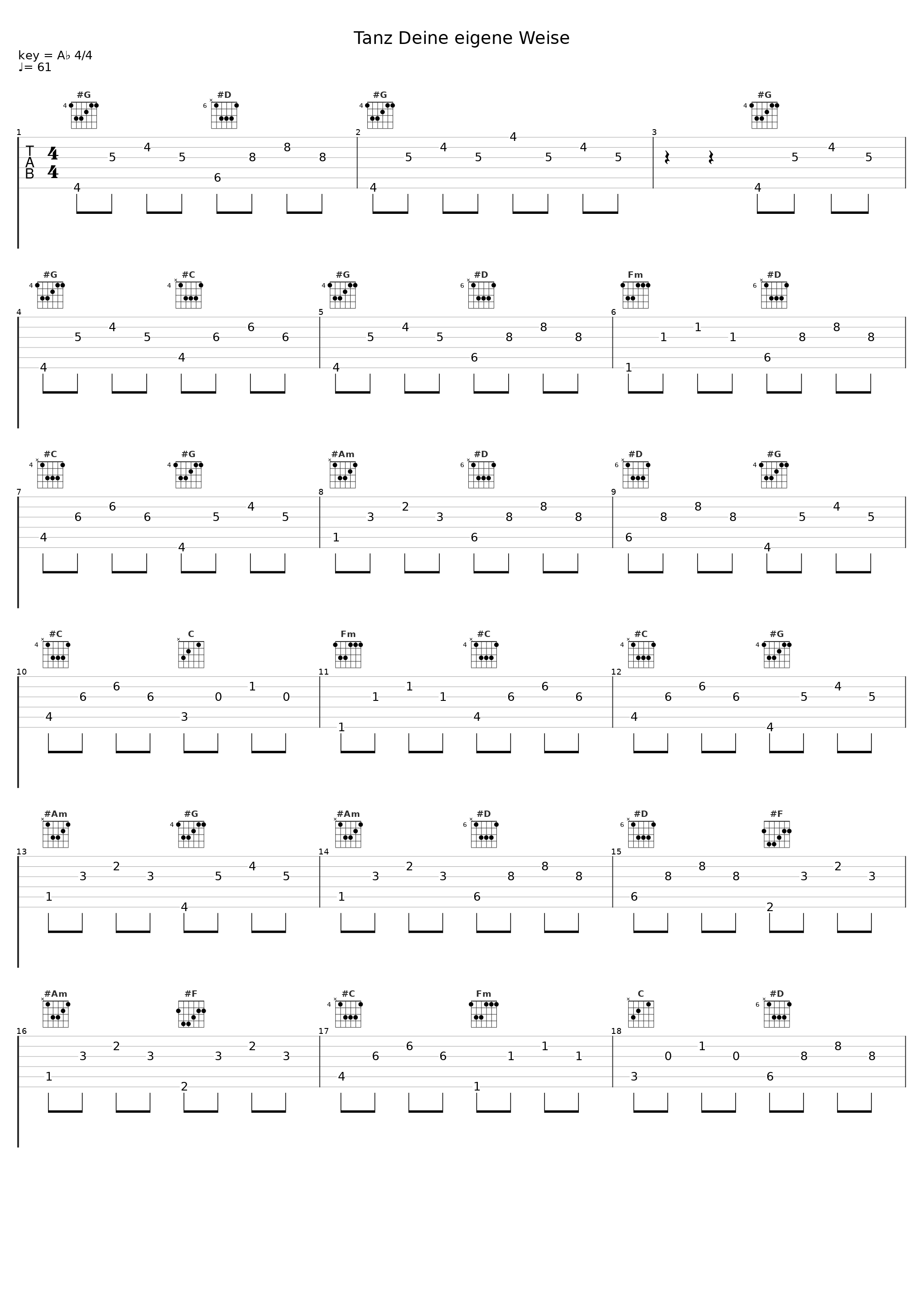 Tanz Deine eigene Weise_Chris Murray,Roberta Valentini,Elke Kottmair,Gerhard Werlitz,Alejandro Marco Burmester,Holger Hauer,Katharina Wollmann,Andre Wolkner,Oliver Marc Gilfert_1