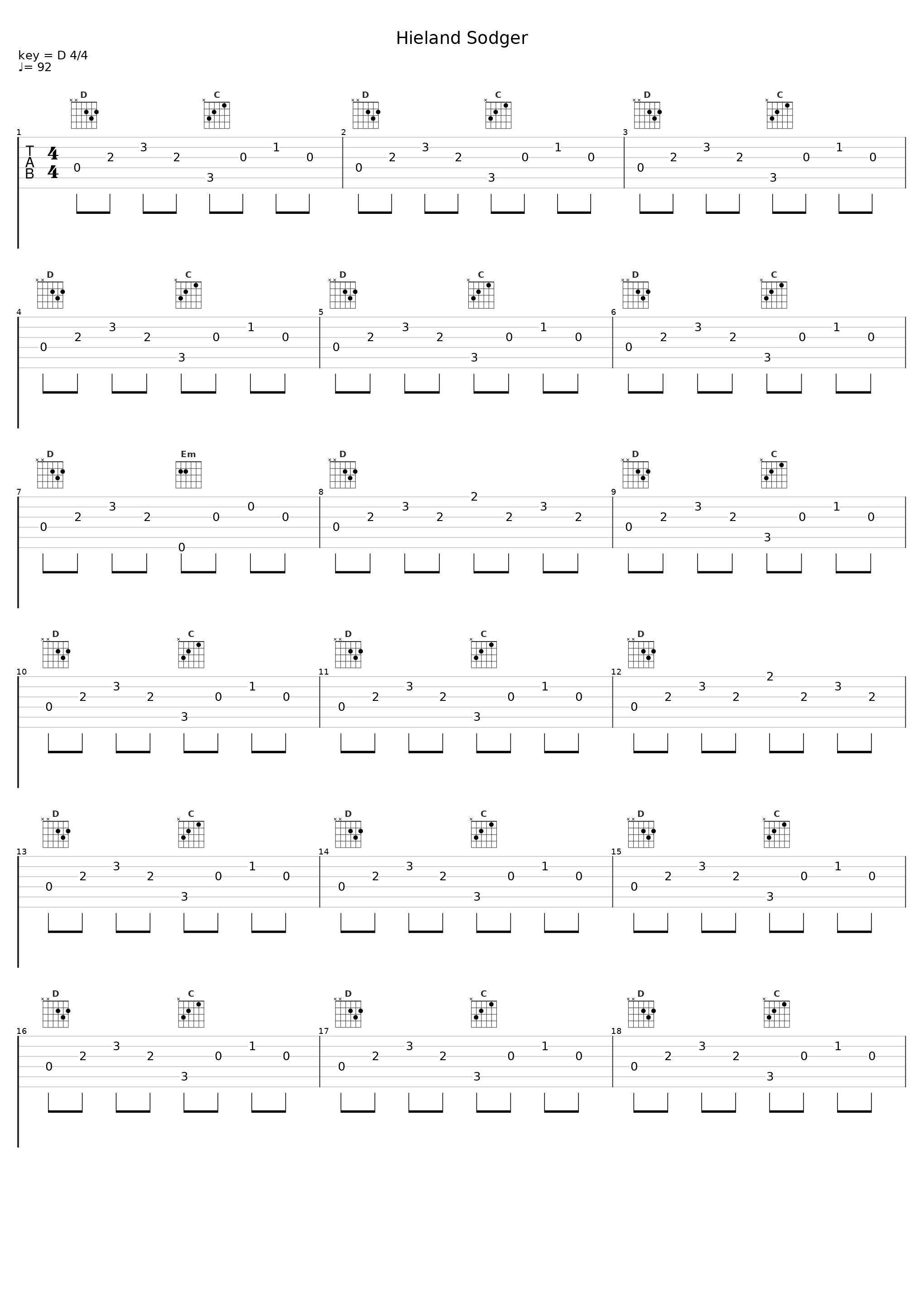 Hieland Sodger_Fintan,Traditional Arranged by FinTan_1