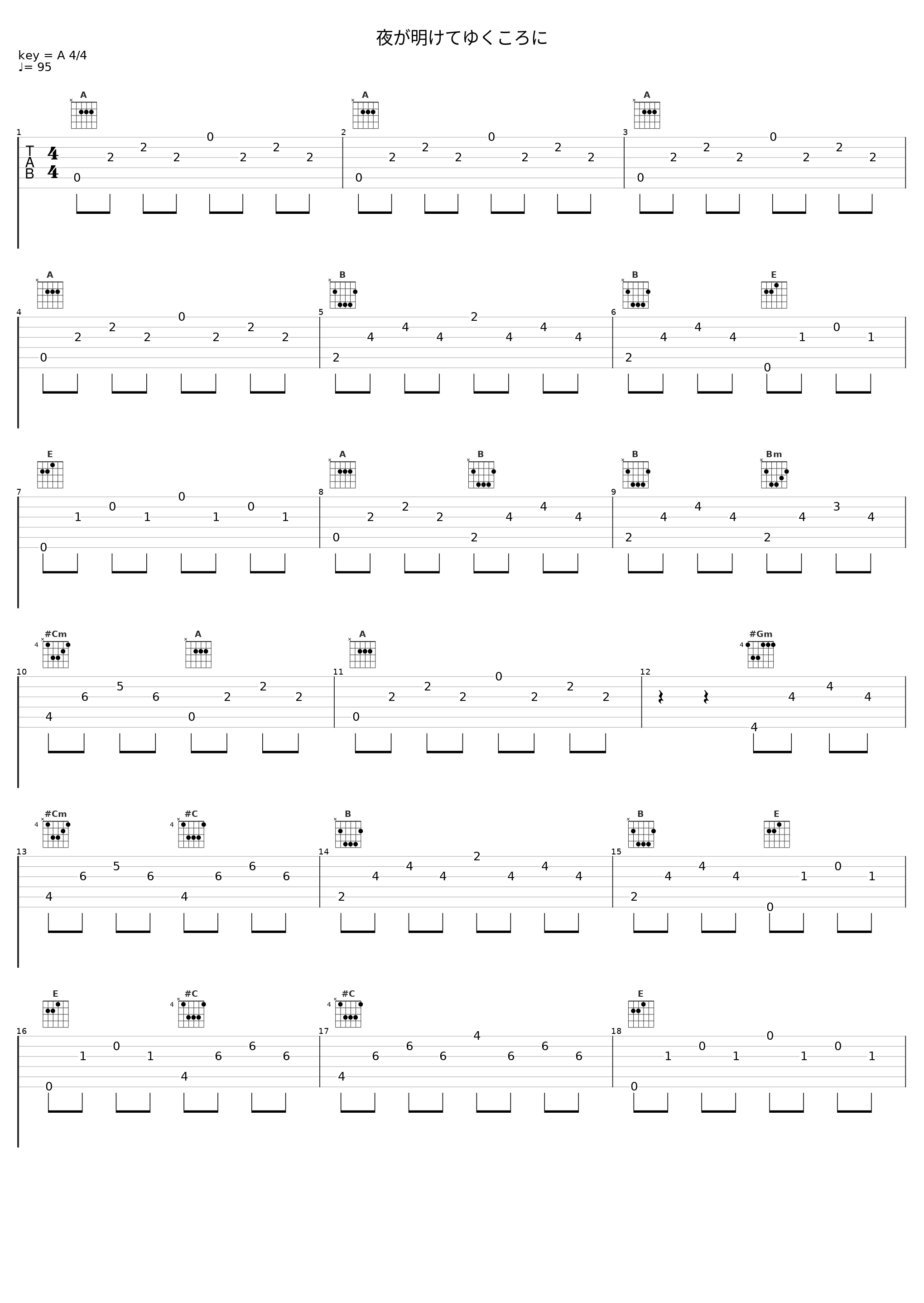 夜が明けてゆくころに_镜音铃_1