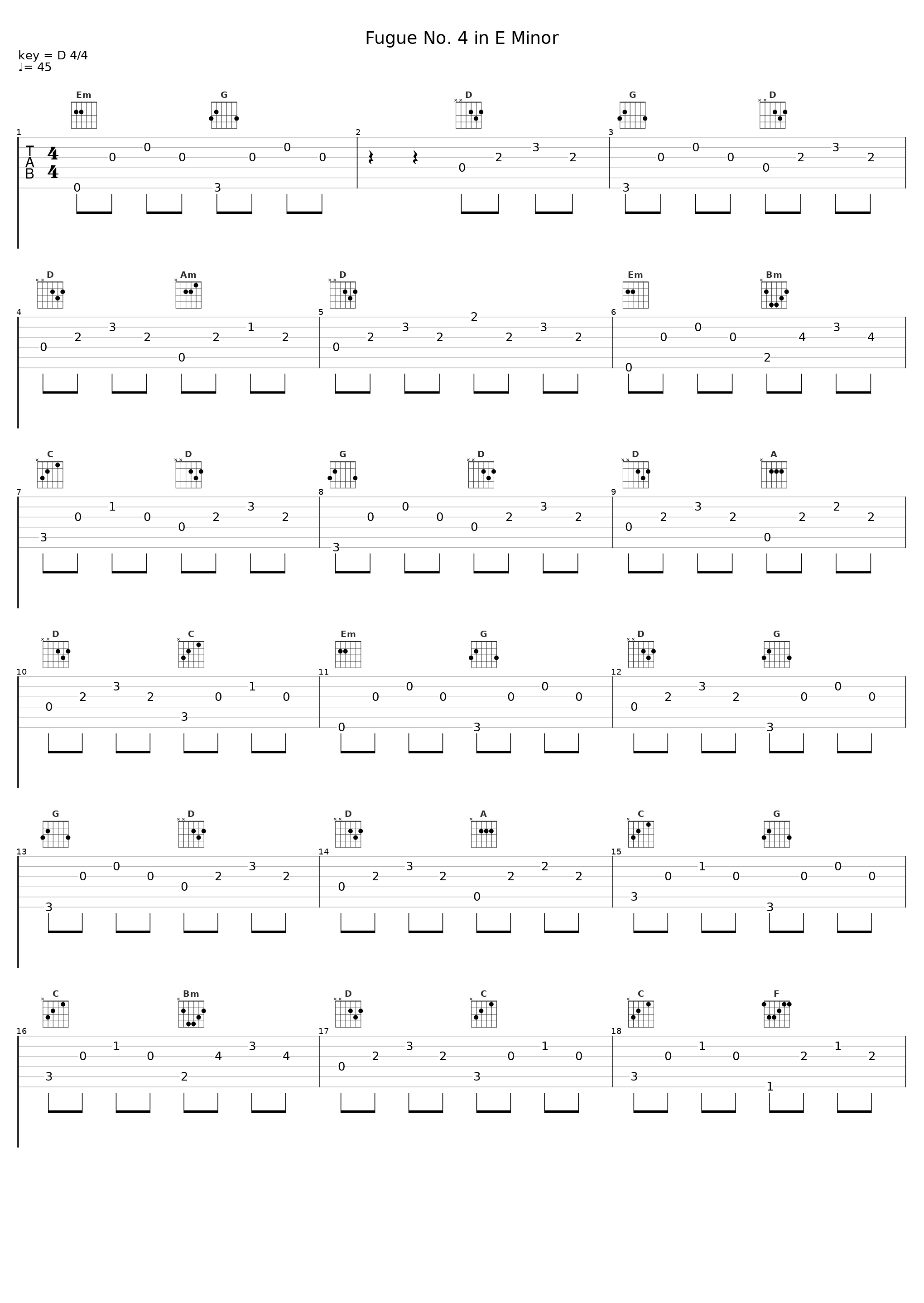 Fugue No. 4 in E Minor_Igor Levit,Dmitri Shostakovich_1