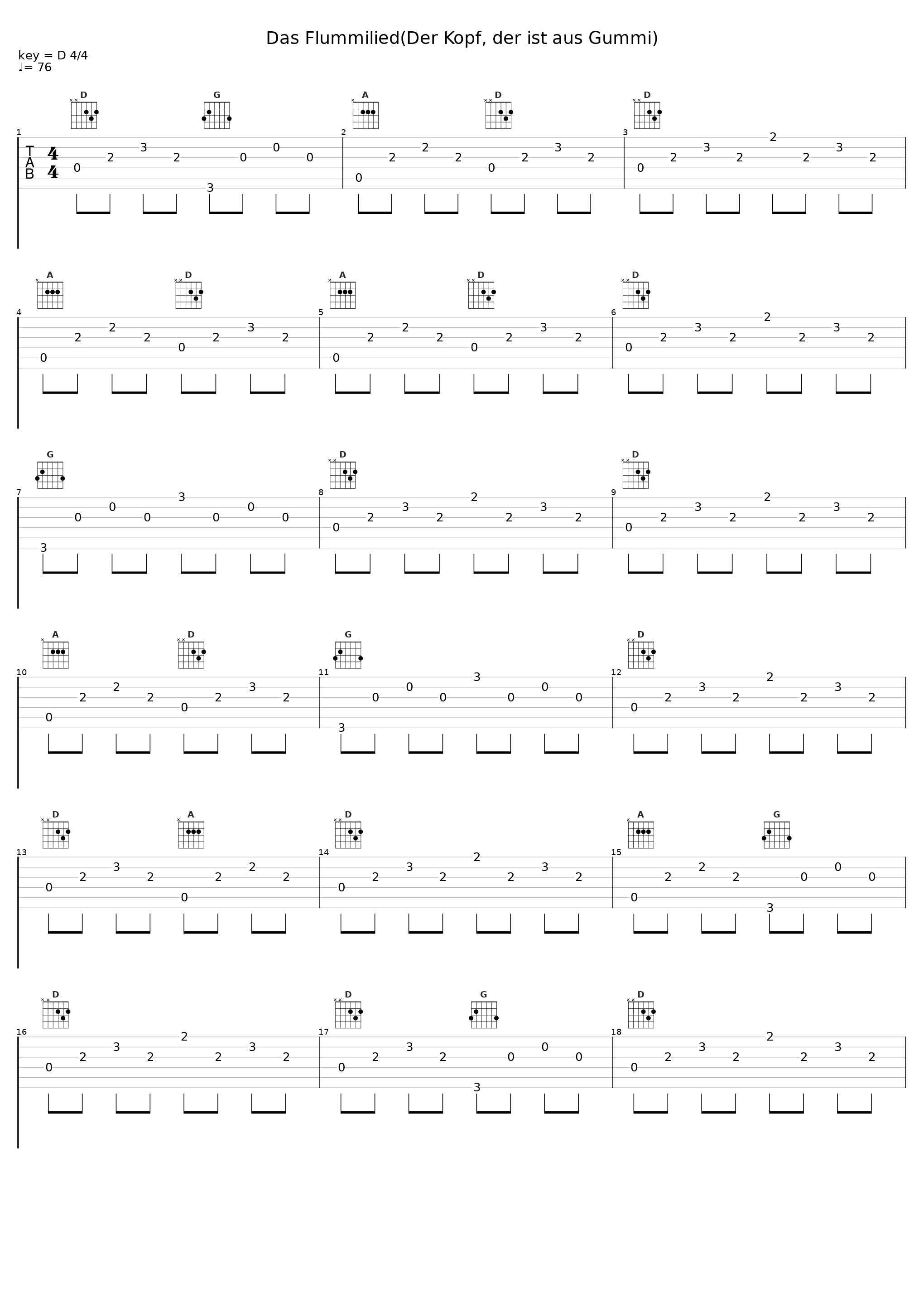 Das Flummilied(Der Kopf, der ist aus Gummi)_Reinhard Horn_1