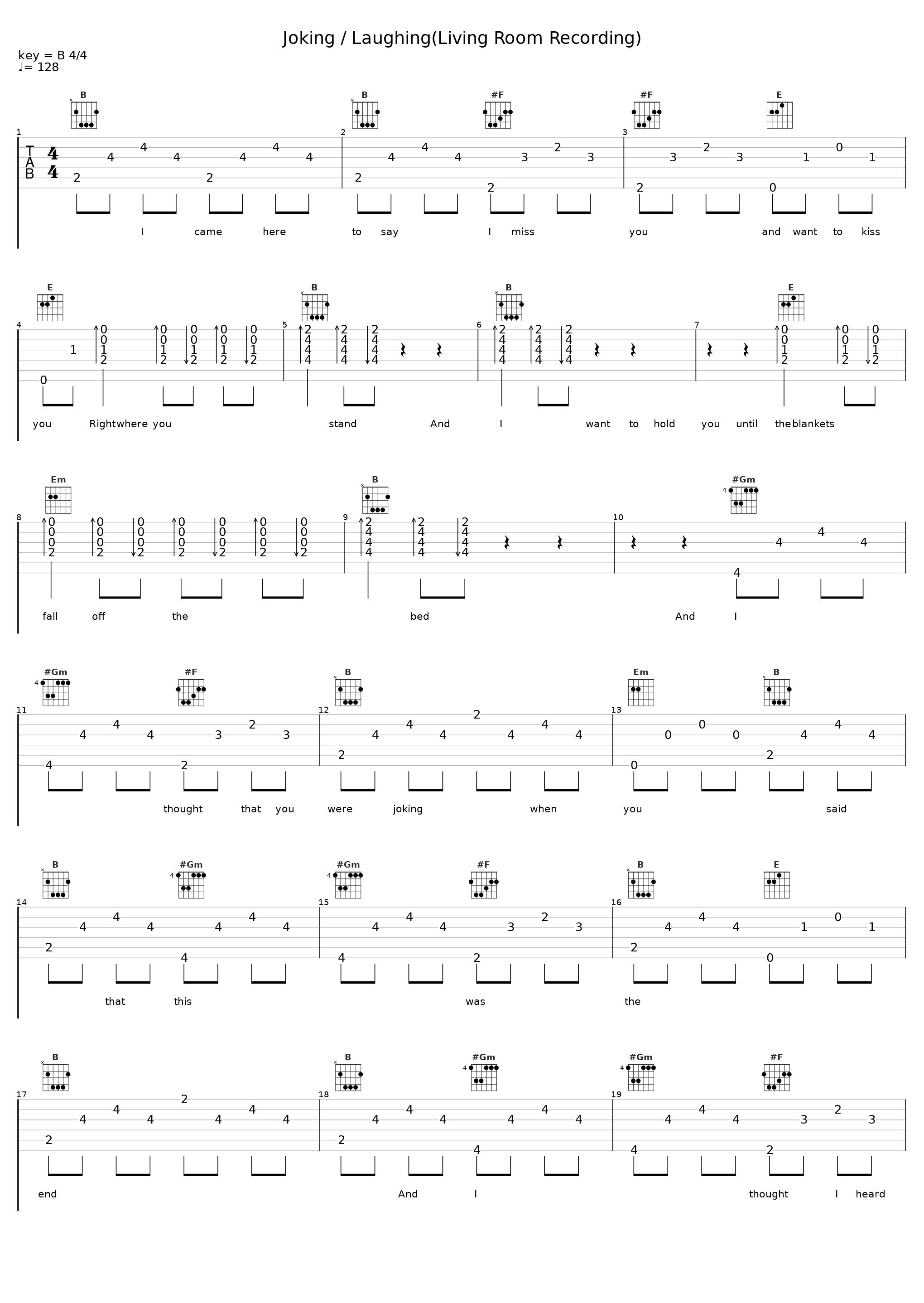 Joking / Laughing(Living Room Recording)_Dowsing_1