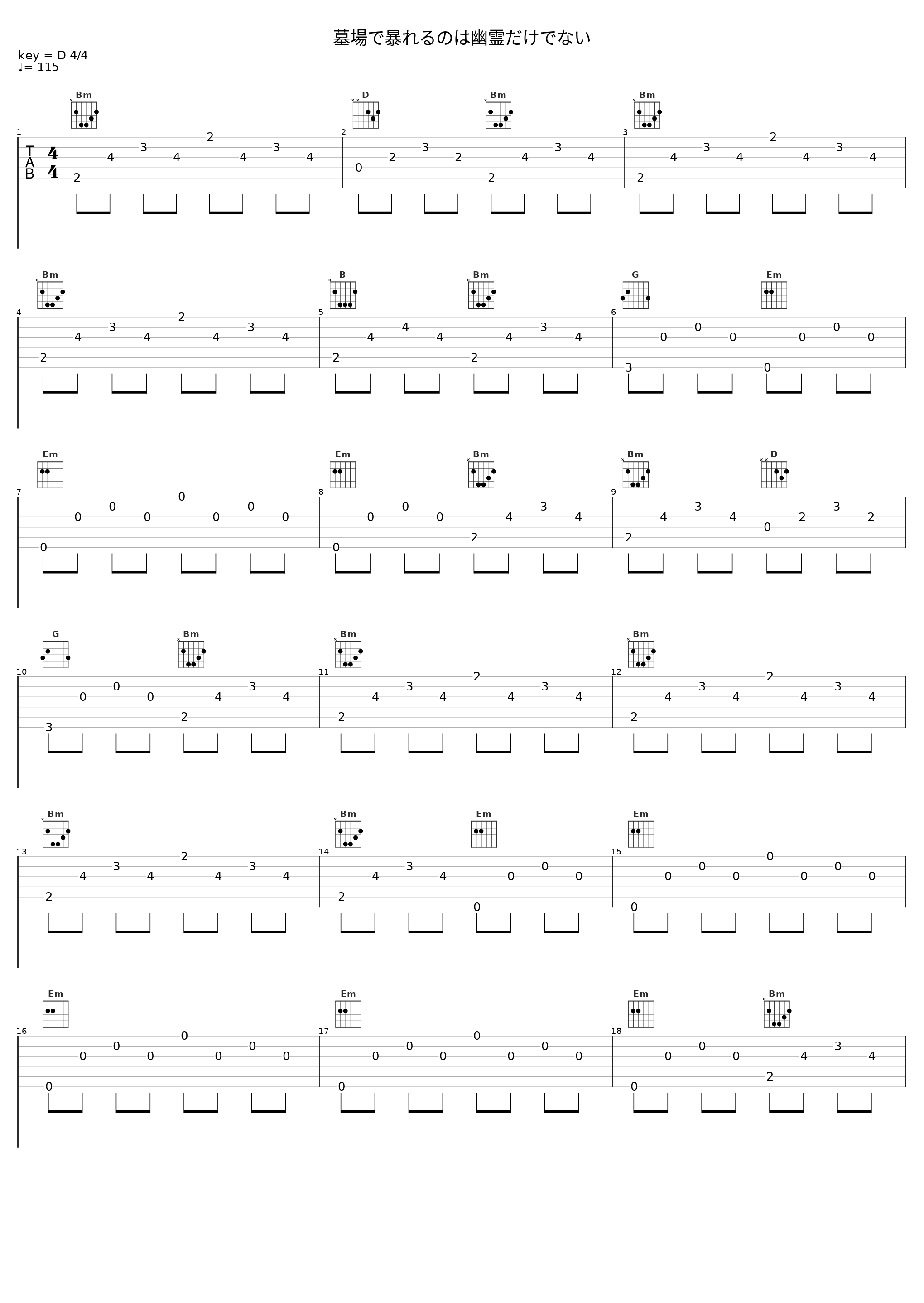 墓場で暴れるのは幽霊だけでない_Audio Highs_1