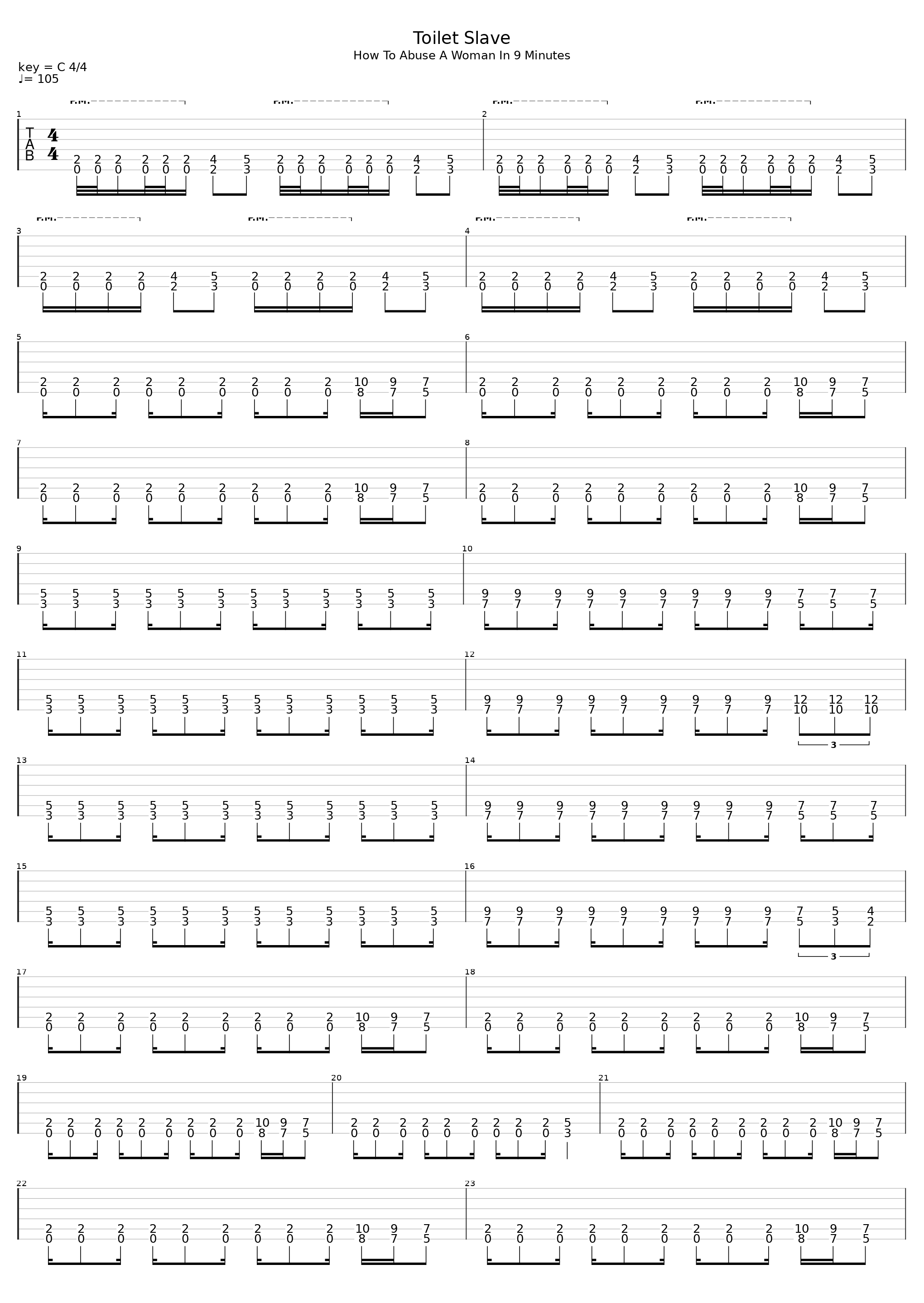 Toilet Slave_Vaginal Cadaver_1