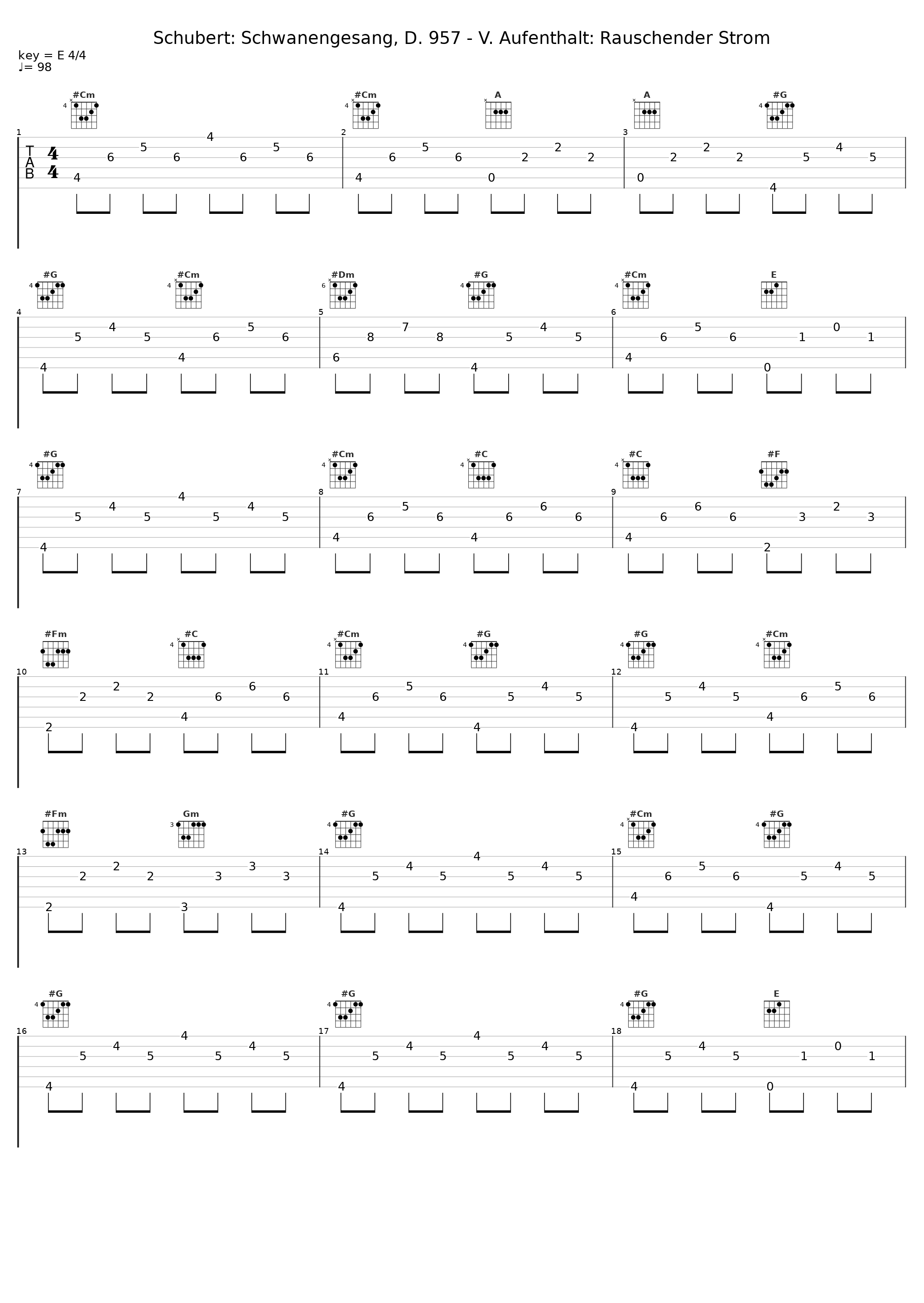 Schubert: Schwanengesang, D. 957 - V. Aufenthalt: Rauschender Strom_Thomas Quasthoff,Justus Zeyen_1