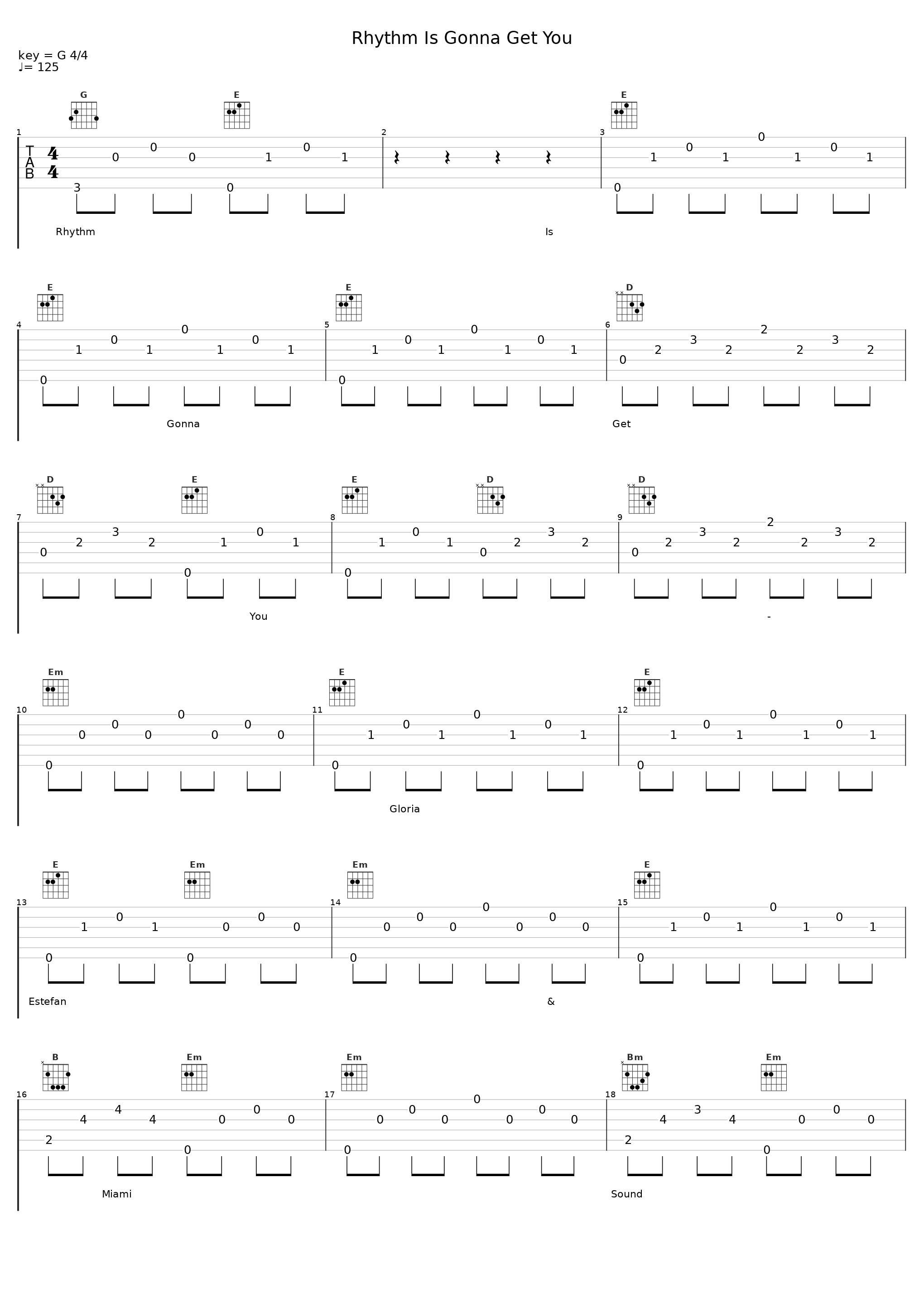 Rhythm Is Gonna Get You_Gloria Estefan & Miami Sound Machine,Miami Sound Machine_1