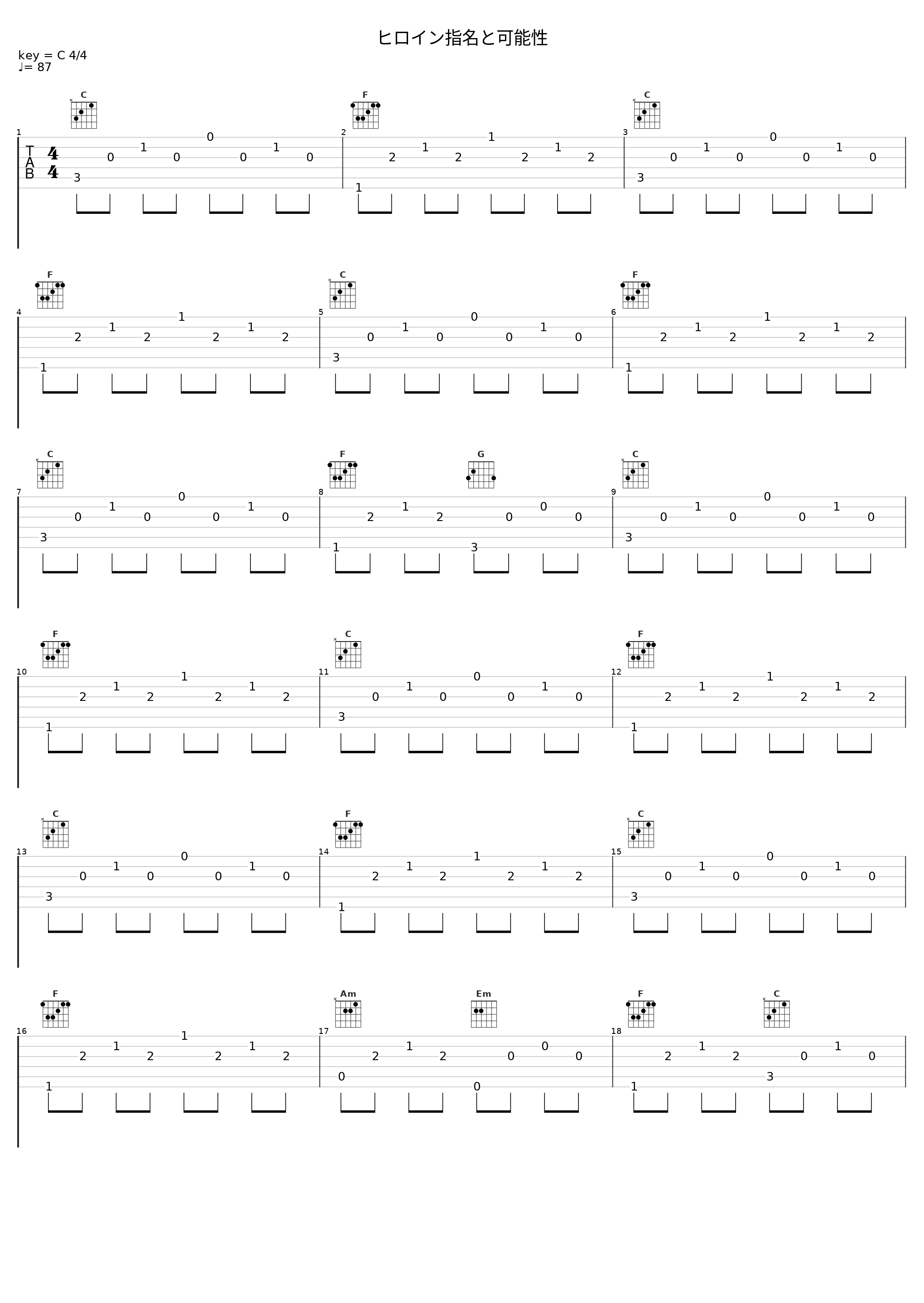 ヒロイン指名と可能性_Audio Highs_1