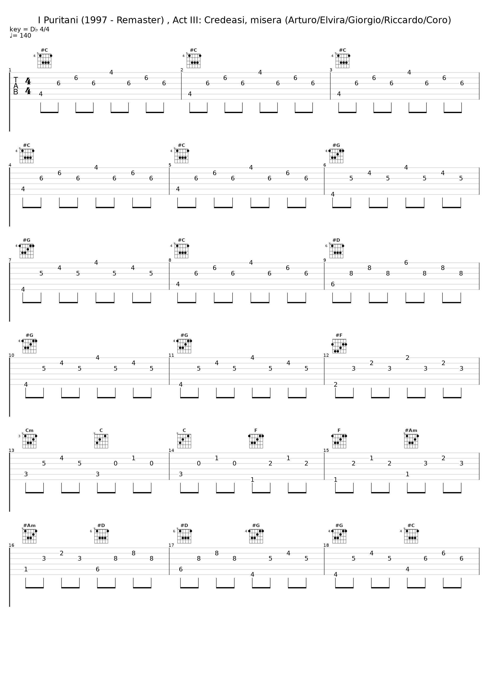 I Puritani (1997 - Remaster) , Act III: Credeasi, misera (Arturo/Elvira/Giorgio/Riccardo/Coro)_Giuseppe Di Stefano,Maria Callas,Rolando Panerai,Nicola Rossi-Lemeni,Coro Del Teatro Alla Scala Di Milano,Vittore Veneziani_1