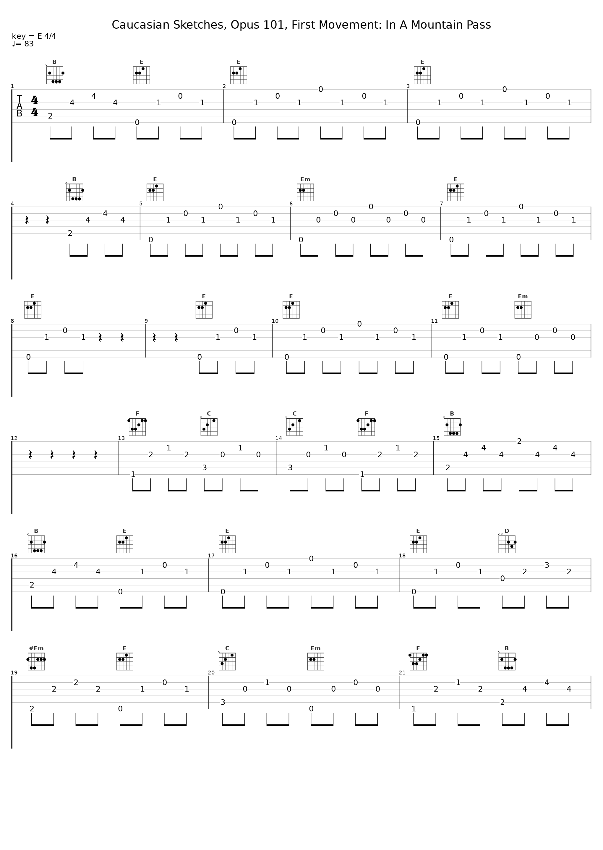 Caucasian Sketches, Opus 101, First Movement: In A Mountain Pass_Frankie laine_1