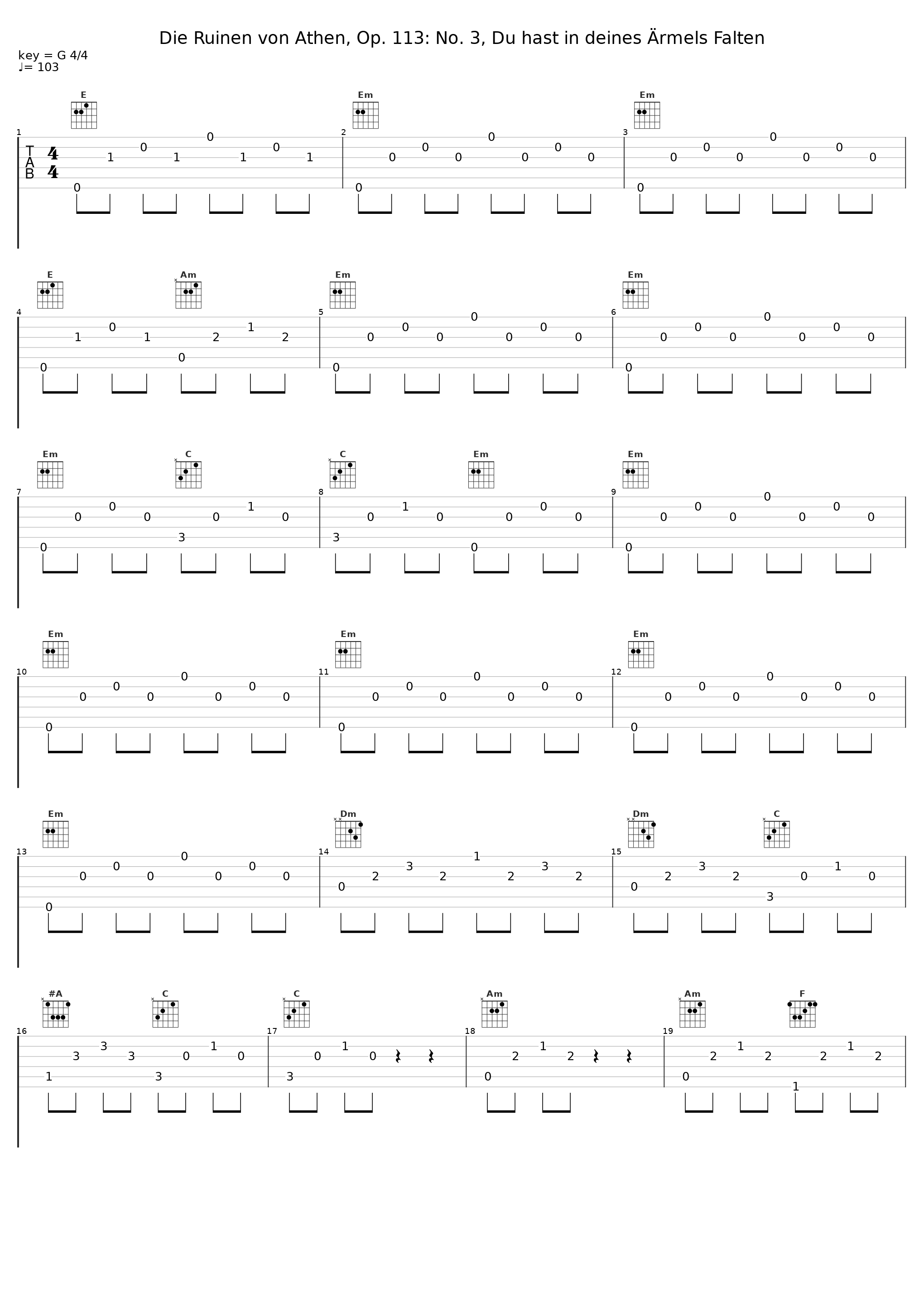 Die Ruinen von Athen, Op. 113: No. 3, Du hast in deines Ärmels Falten_Czech Philharmonic Choir of Brno,Cappella Aquileia,Marcus Bosch_1