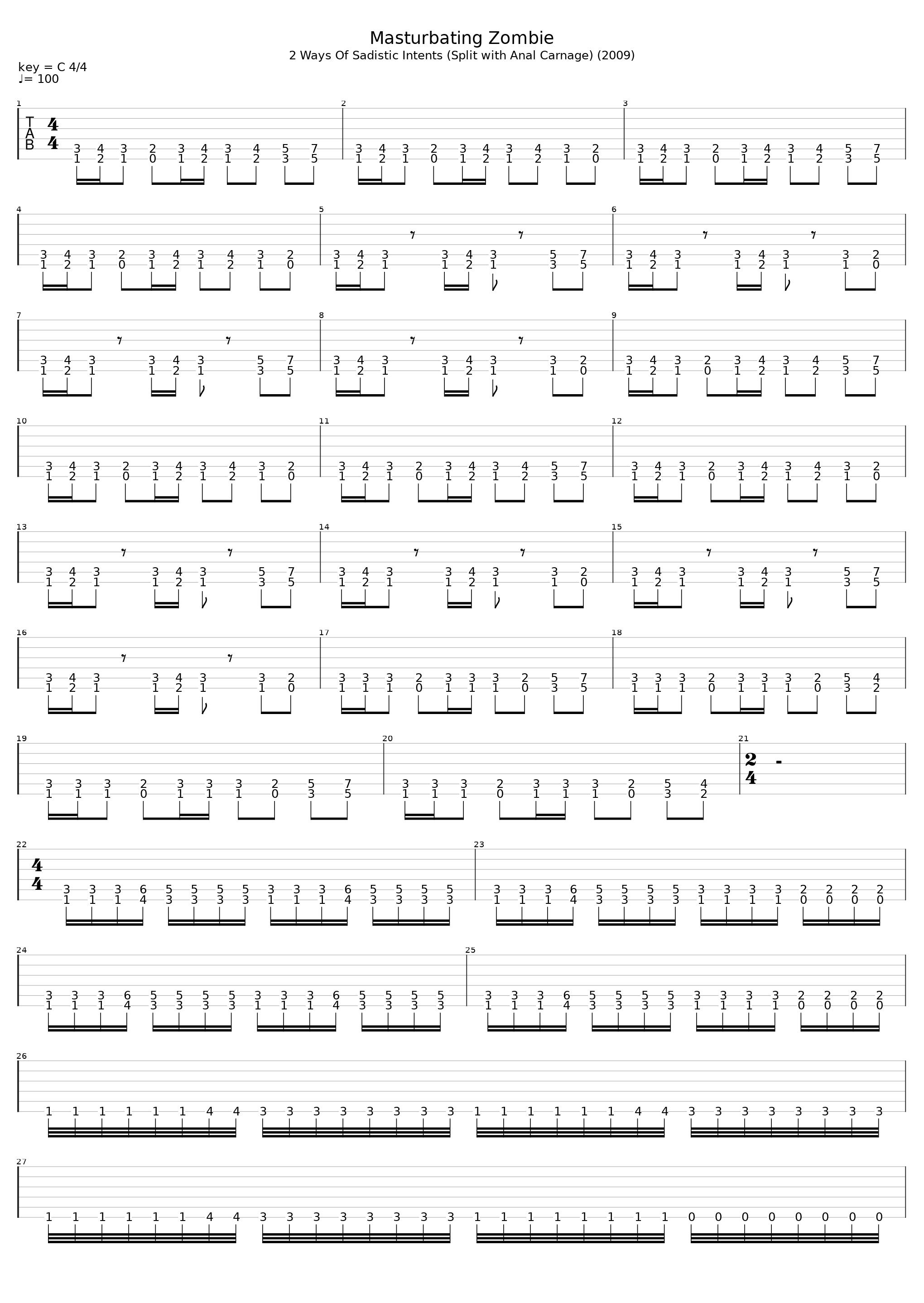 Masturbating Zombie_Vaginal Cadaver_1