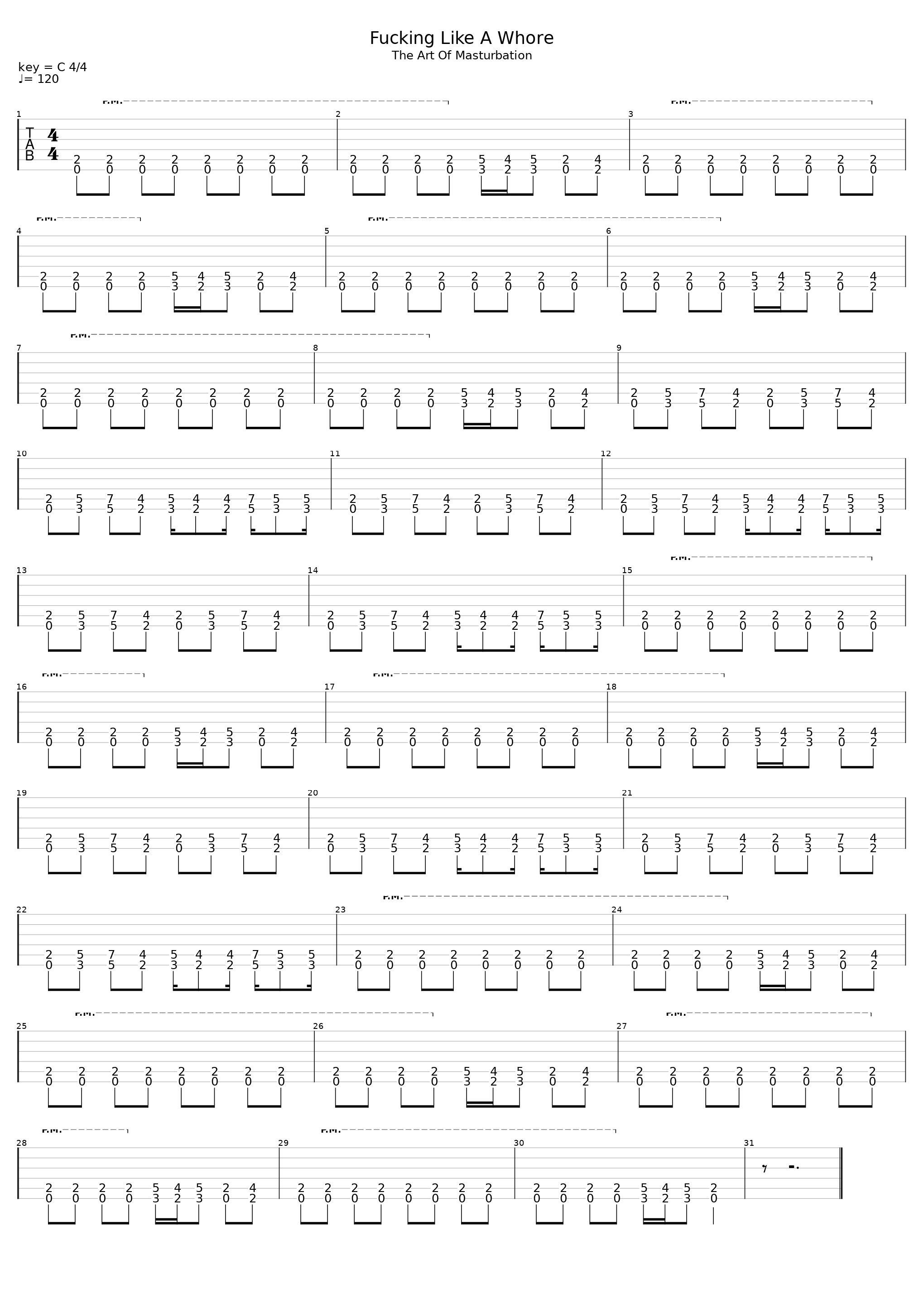 Fucking Like A Whore_Vaginal Cadaver_1