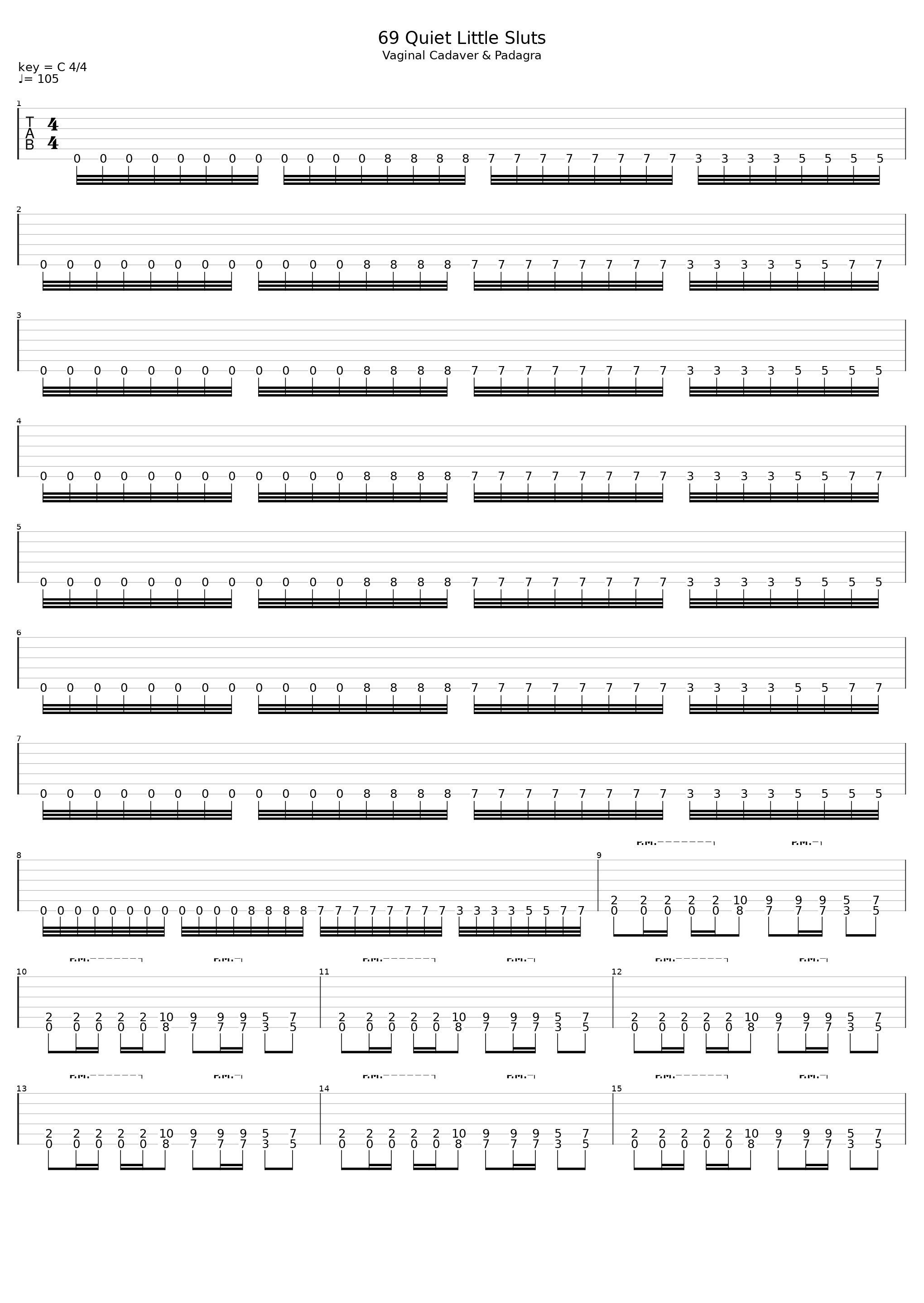 69 Quiet Little Sluts_Vaginal Cadaver_1