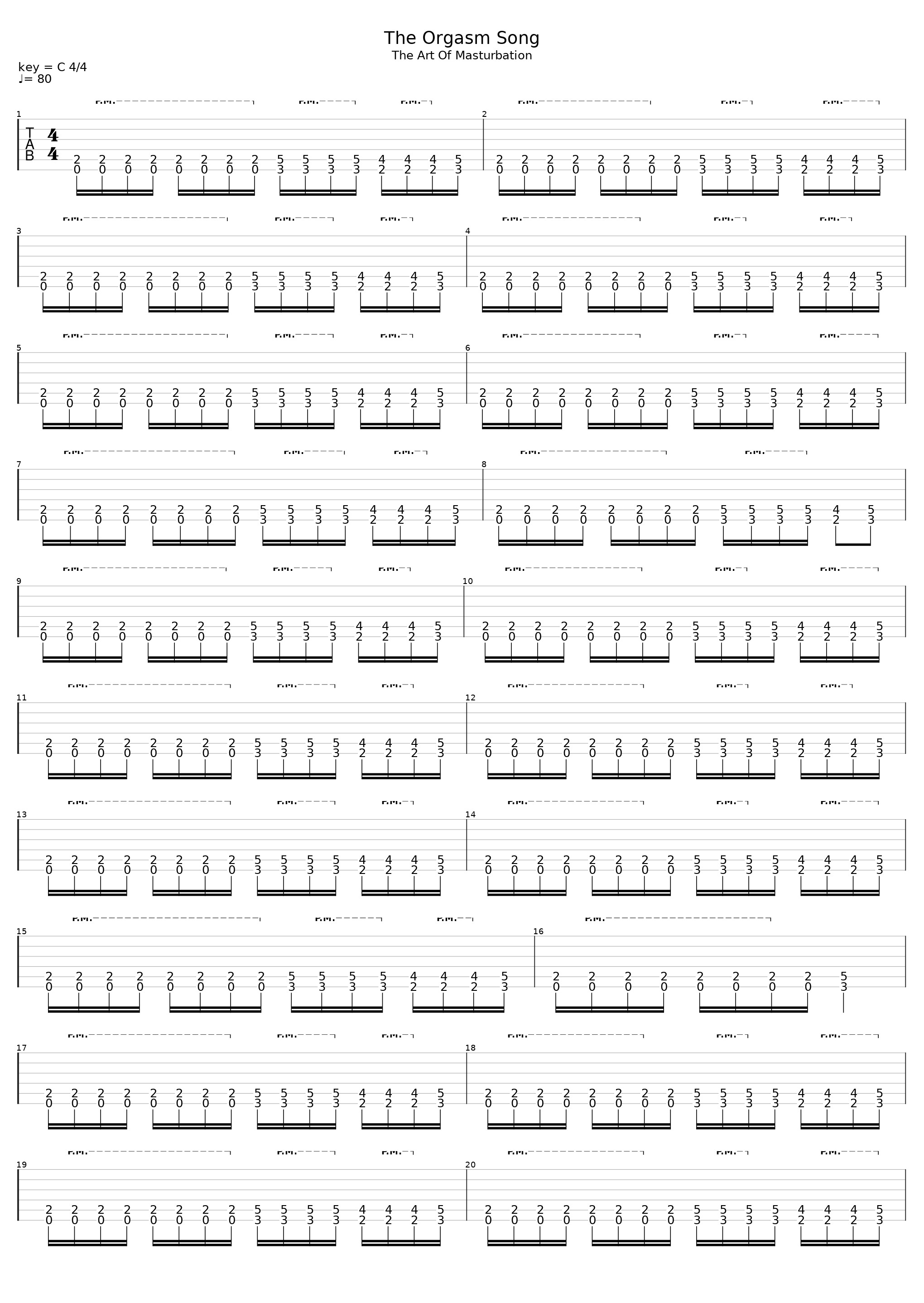 The Orgasm Song_Vaginal Cadaver_1