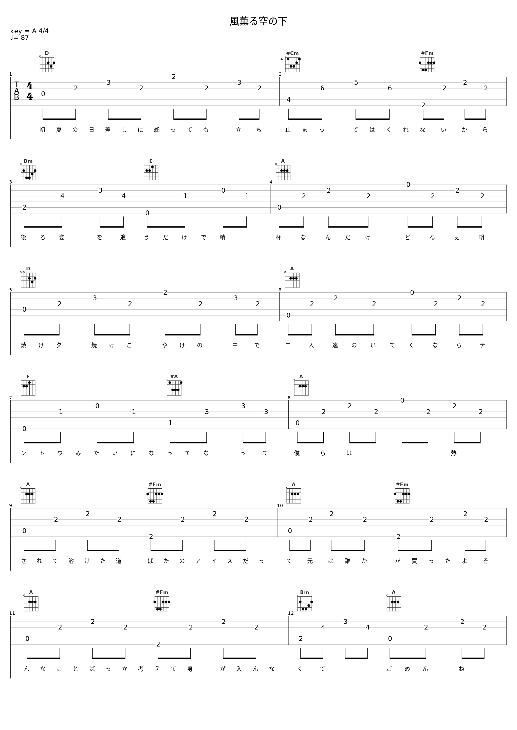 風薫る空の下_ツユ_1