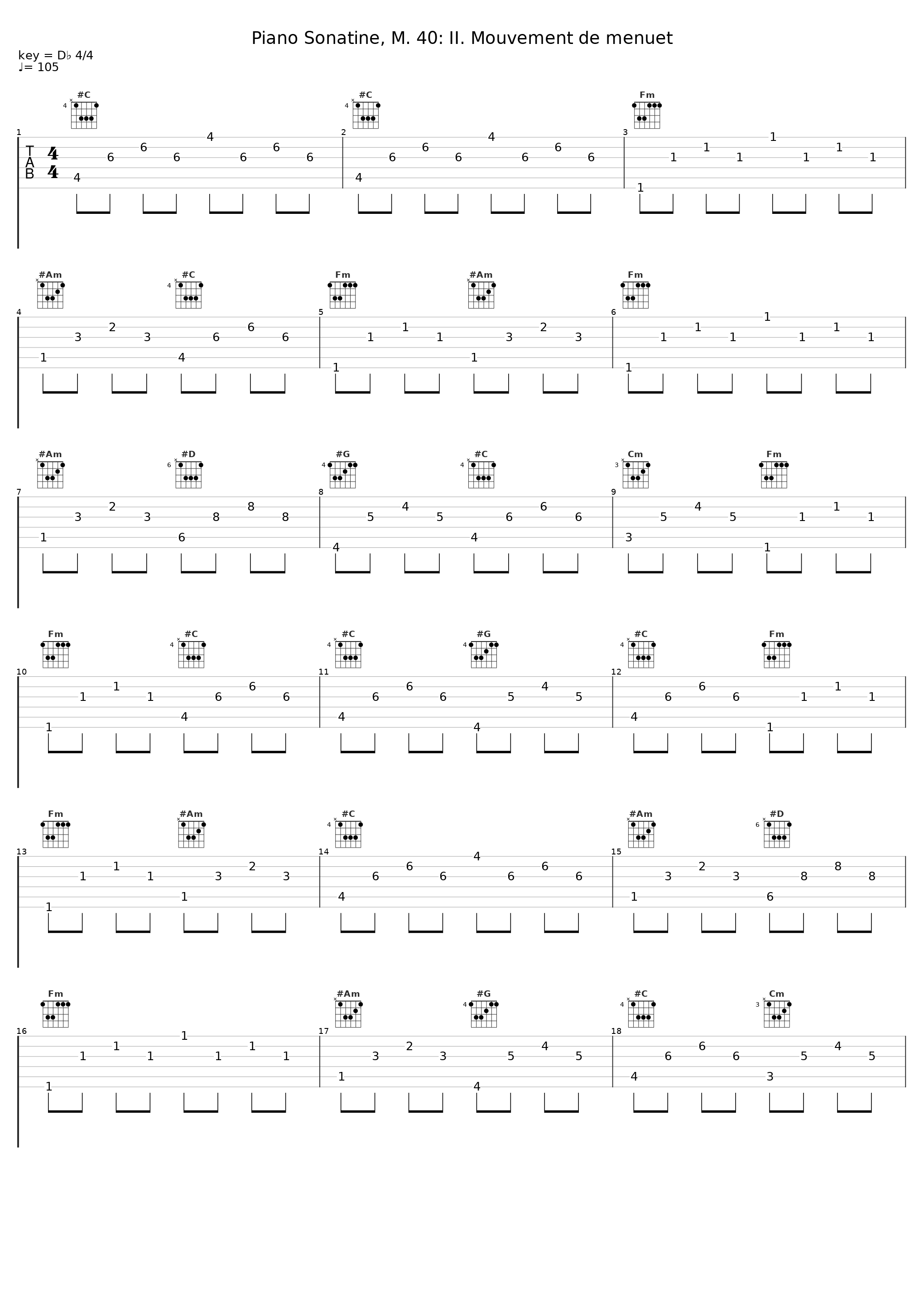 Piano Sonatine, M. 40: II. Mouvement de menuet_Marcelle Meyer_1