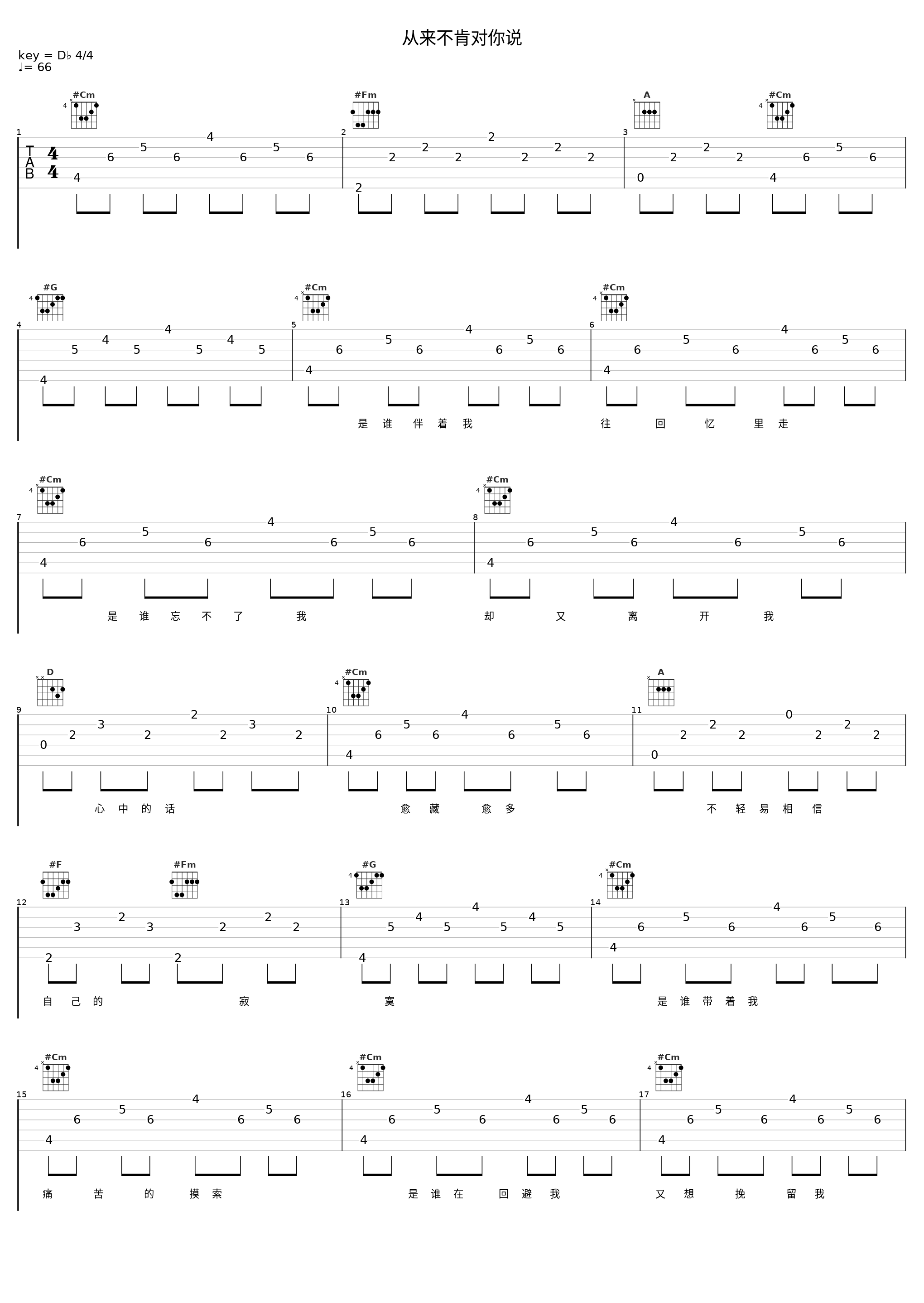 从来不肯对你说_林志炫_1