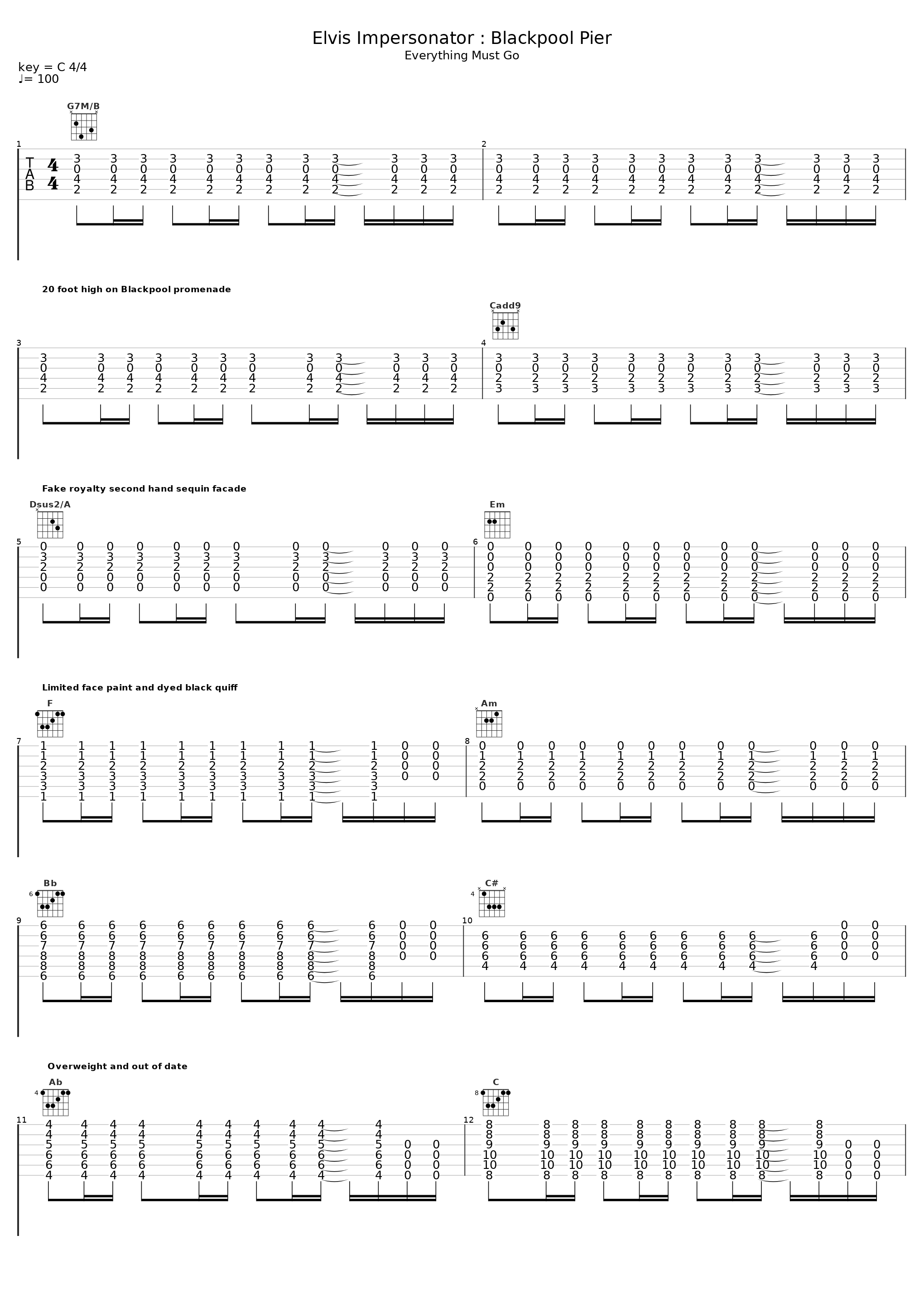 Elvis Impersonator Blackpool Pier_Manic Street Preachers_1