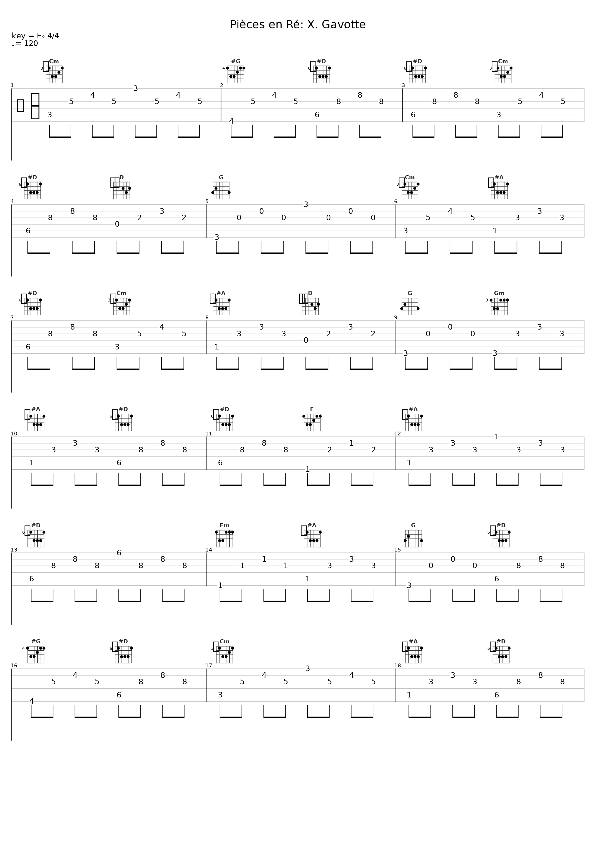 Pièces en Ré: X. Gavotte_Jovanka Marville,Louis Couperin_1