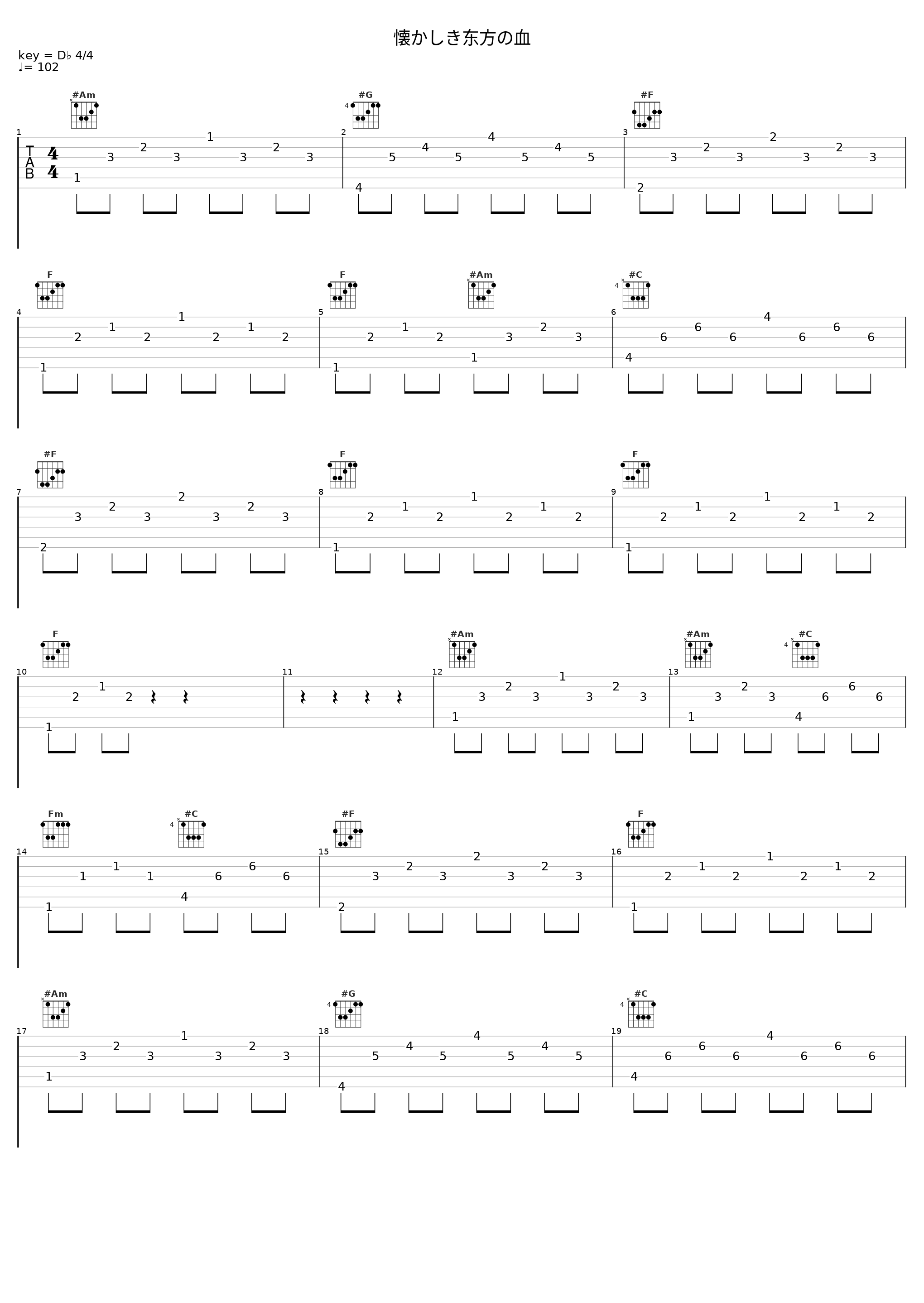 懐かしき东方の血_天门_1