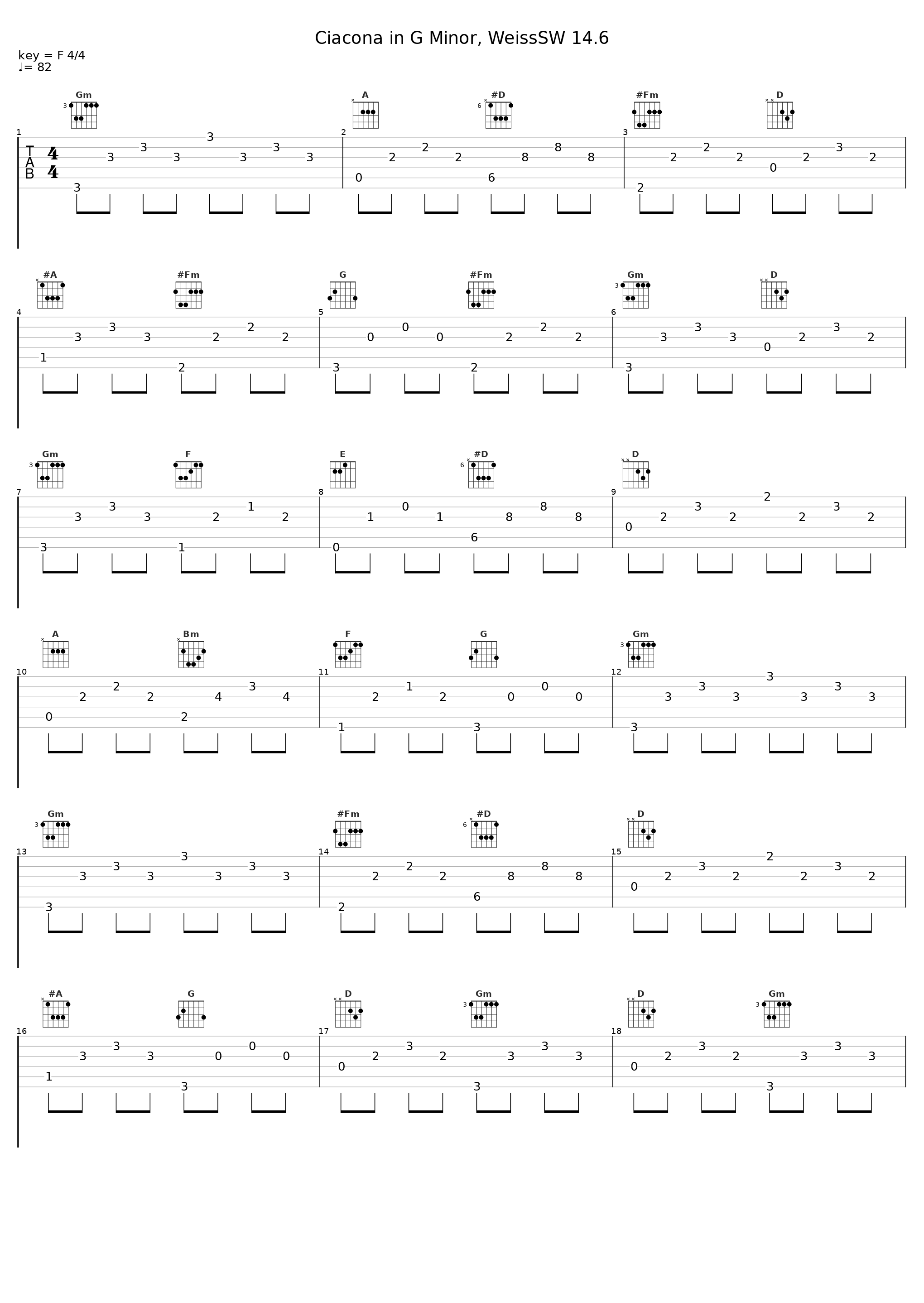 Ciacona in G Minor, WeissSW 14.6_Bernhard Hofstötter_1
