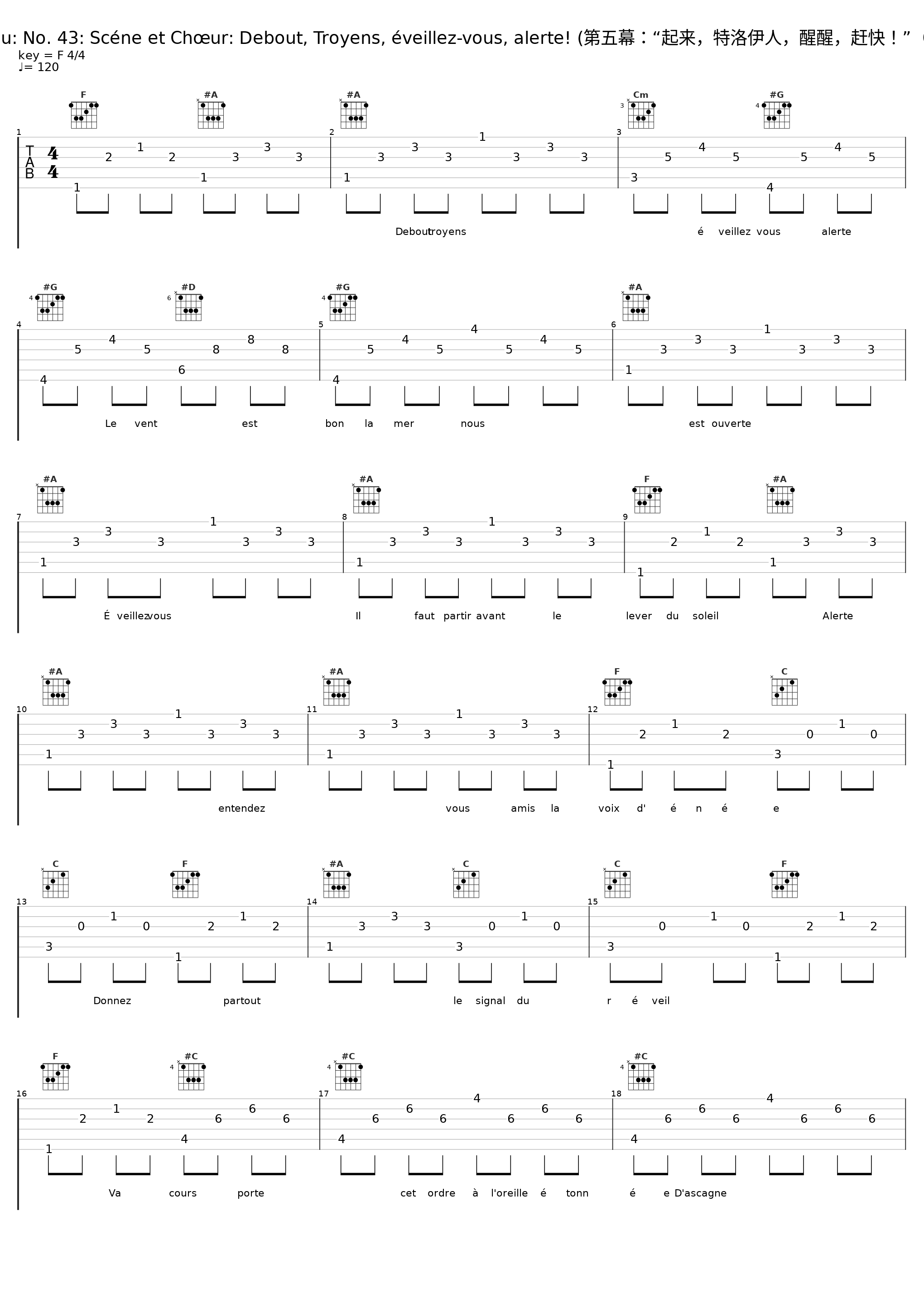 Acte V: Premier Tableau: No. 43: Scéne et Chœur: Debout, Troyens, éveillez-vous, alerte! (第五幕:“起来,特洛伊人,醒醒,赶快!”(埃涅阿斯,合唱)) (Live)_John Nelson,Michael Spyres_1