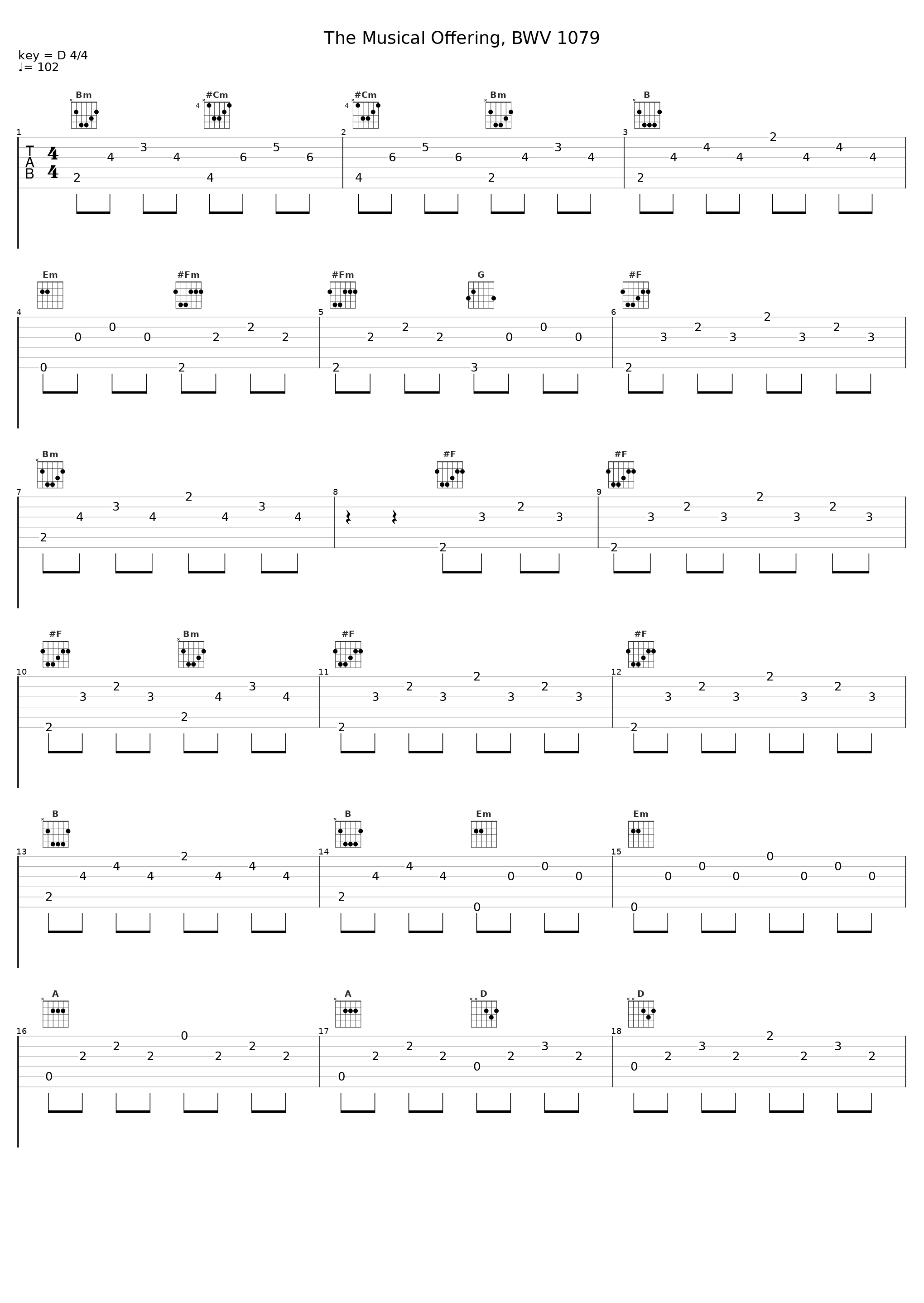 The Musical Offering, BWV 1079_Arensky_1