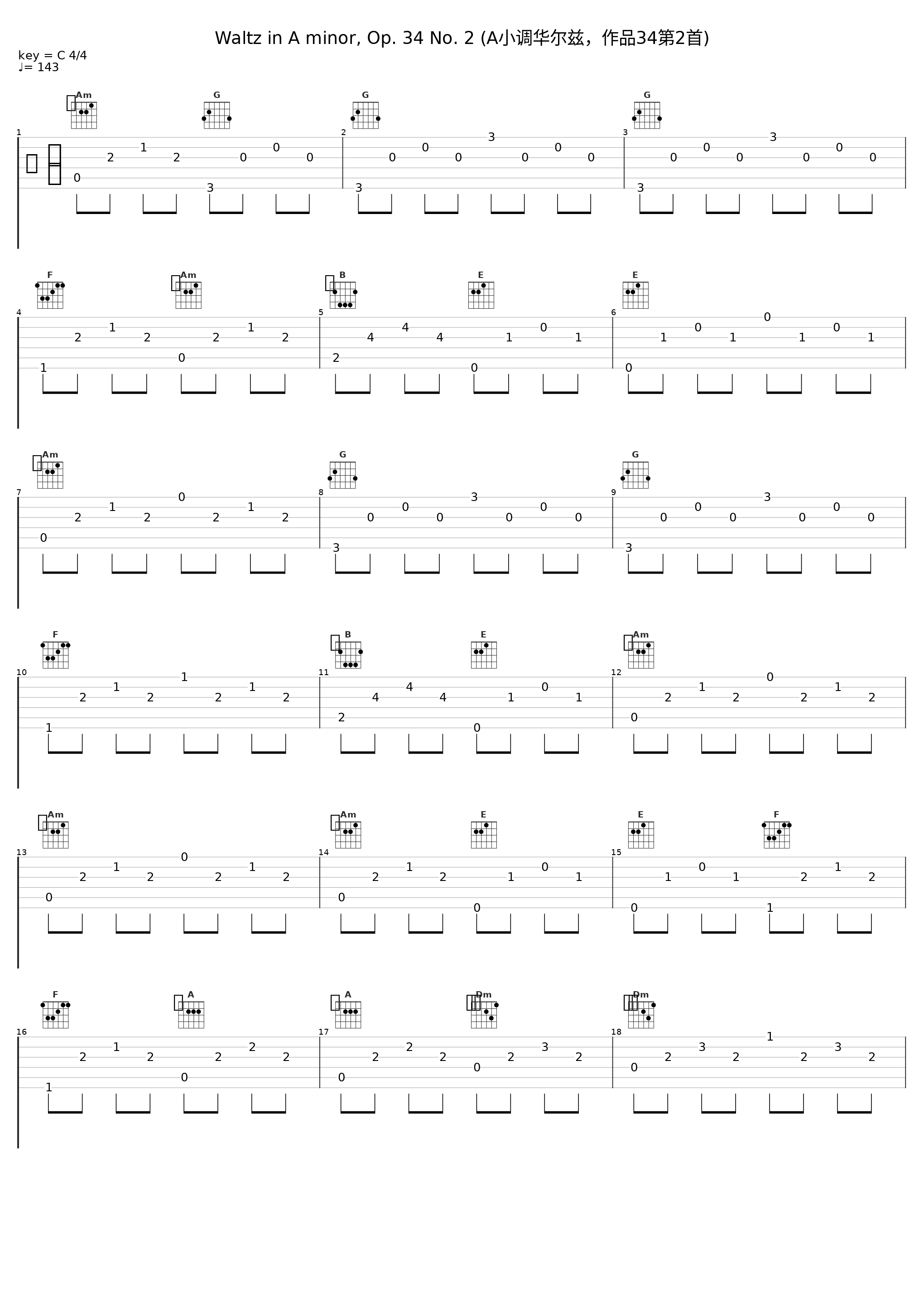 Waltz in A minor, Op. 34 No. 2 (A小调华尔兹,作品34第2首)_Vladimir Horowitz_1