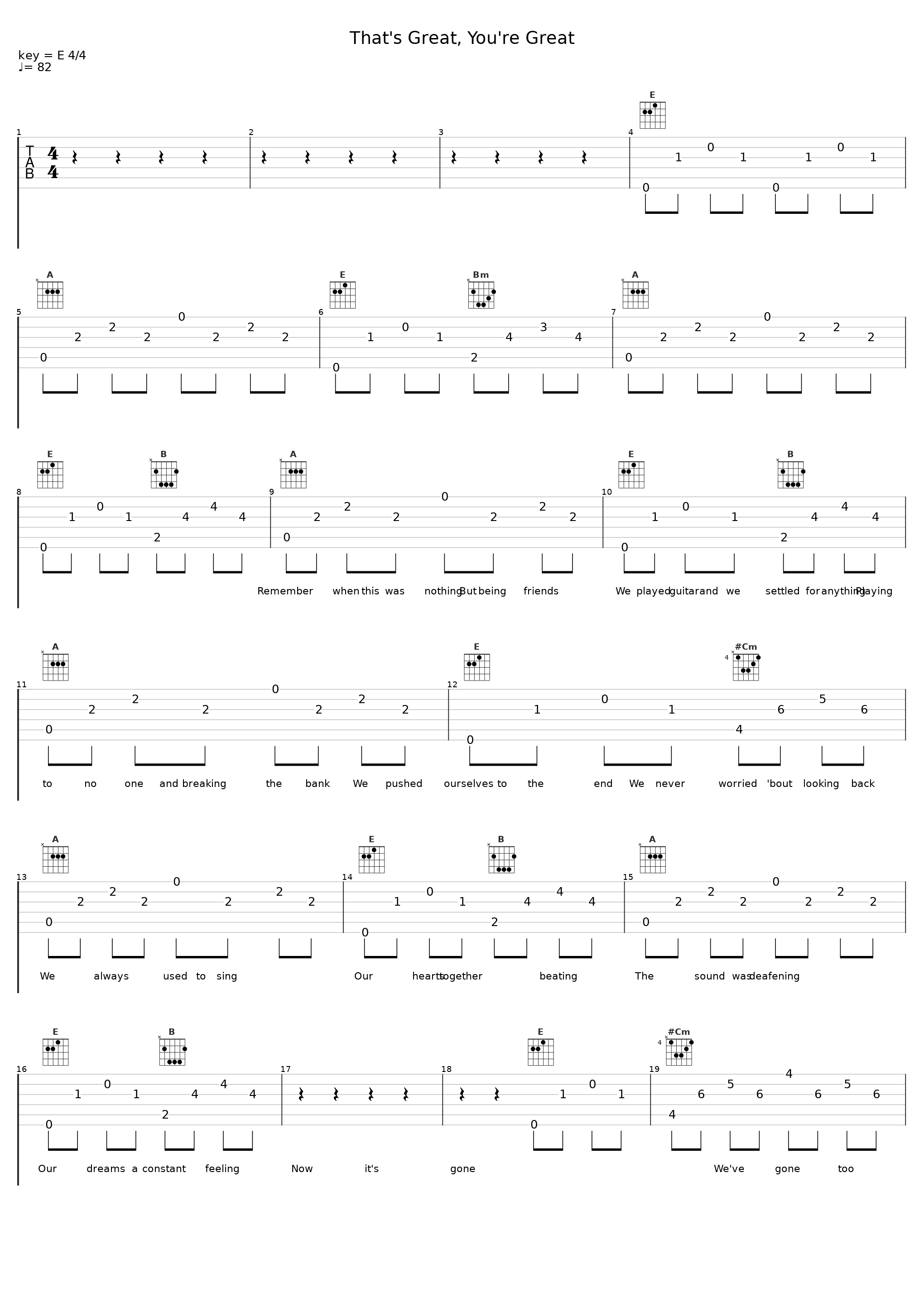 That's Great, You're Great_We Set Signals_1