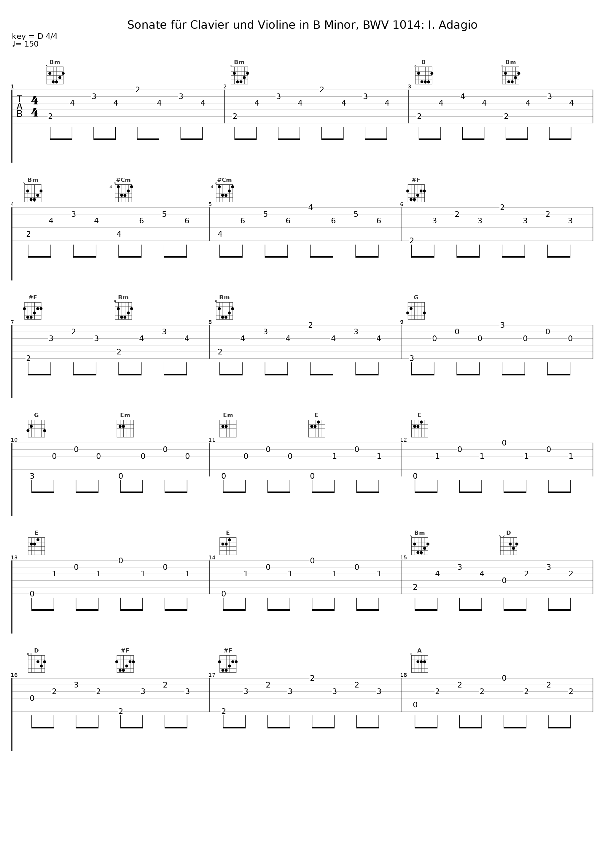 Sonate für Clavier und Violine in B Minor, BWV 1014: I. Adagio_Mario Hossen,Piero Barbareschi_1