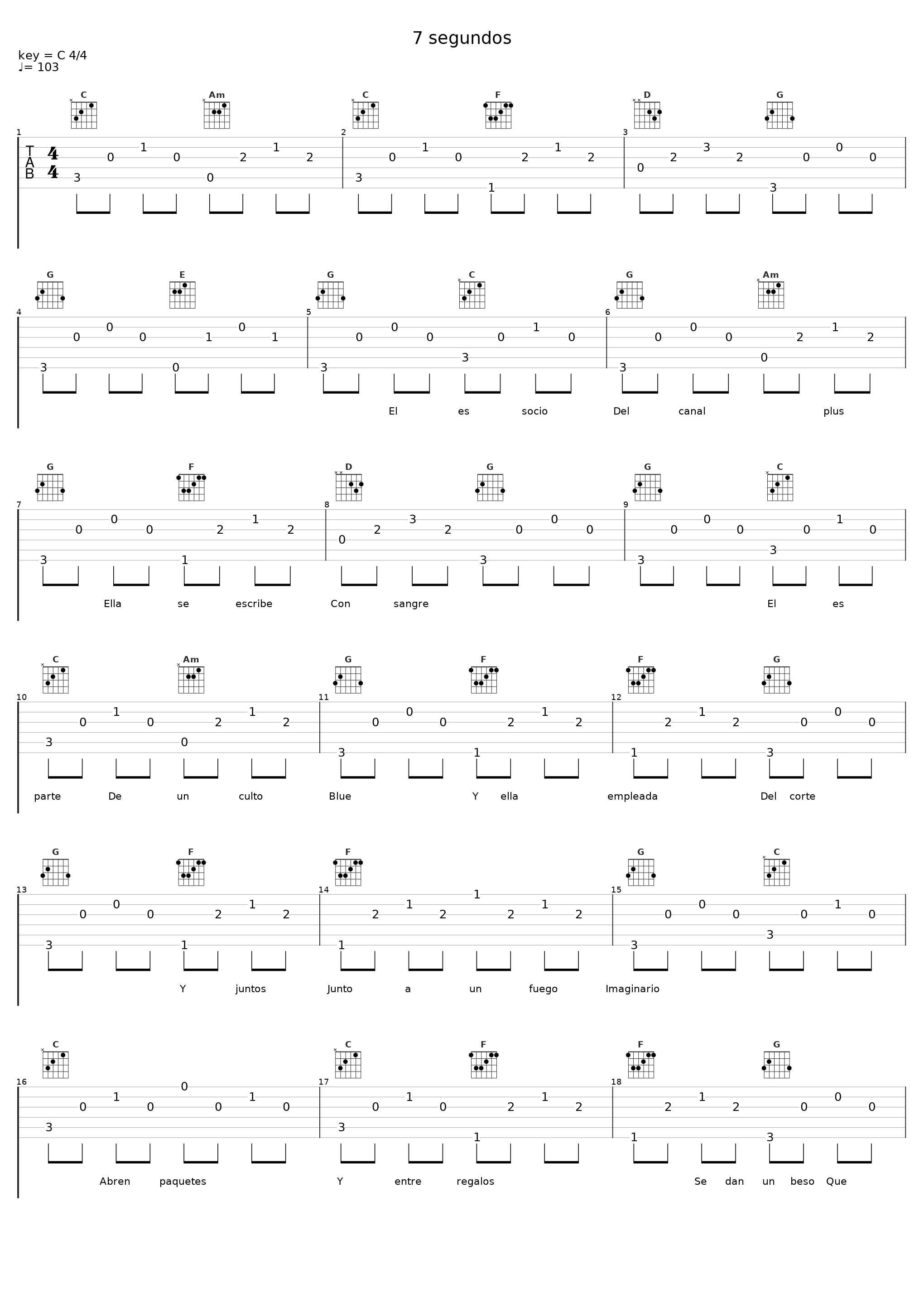7 segundos_Los Rodriguez_1