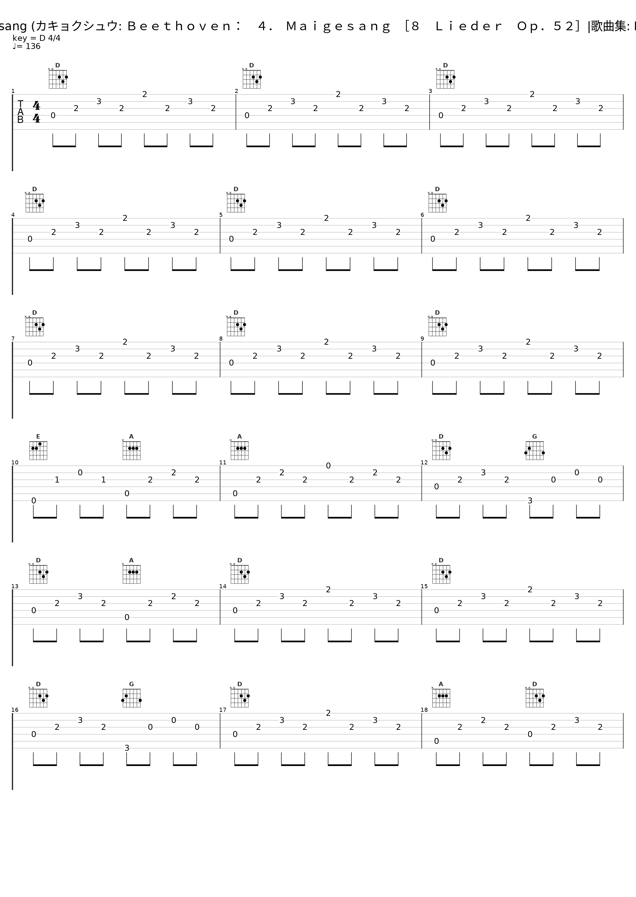Beethoven: 8 Songs, Op. 52 - No. 4, Maigesang (カキョクシュウ: Ｂｅｅｔｈｏｖｅｎ：　４．　Ｍａｉｇｅｓａｎｇ　［８　Ｌｉｅｄｅｒ　Ｏｐ．５２］|歌曲集: Beethoven: 4. Maigesang [8 Lieder Op.52])_Dietrich Fischer-Dieskau,Jörg Demus_1