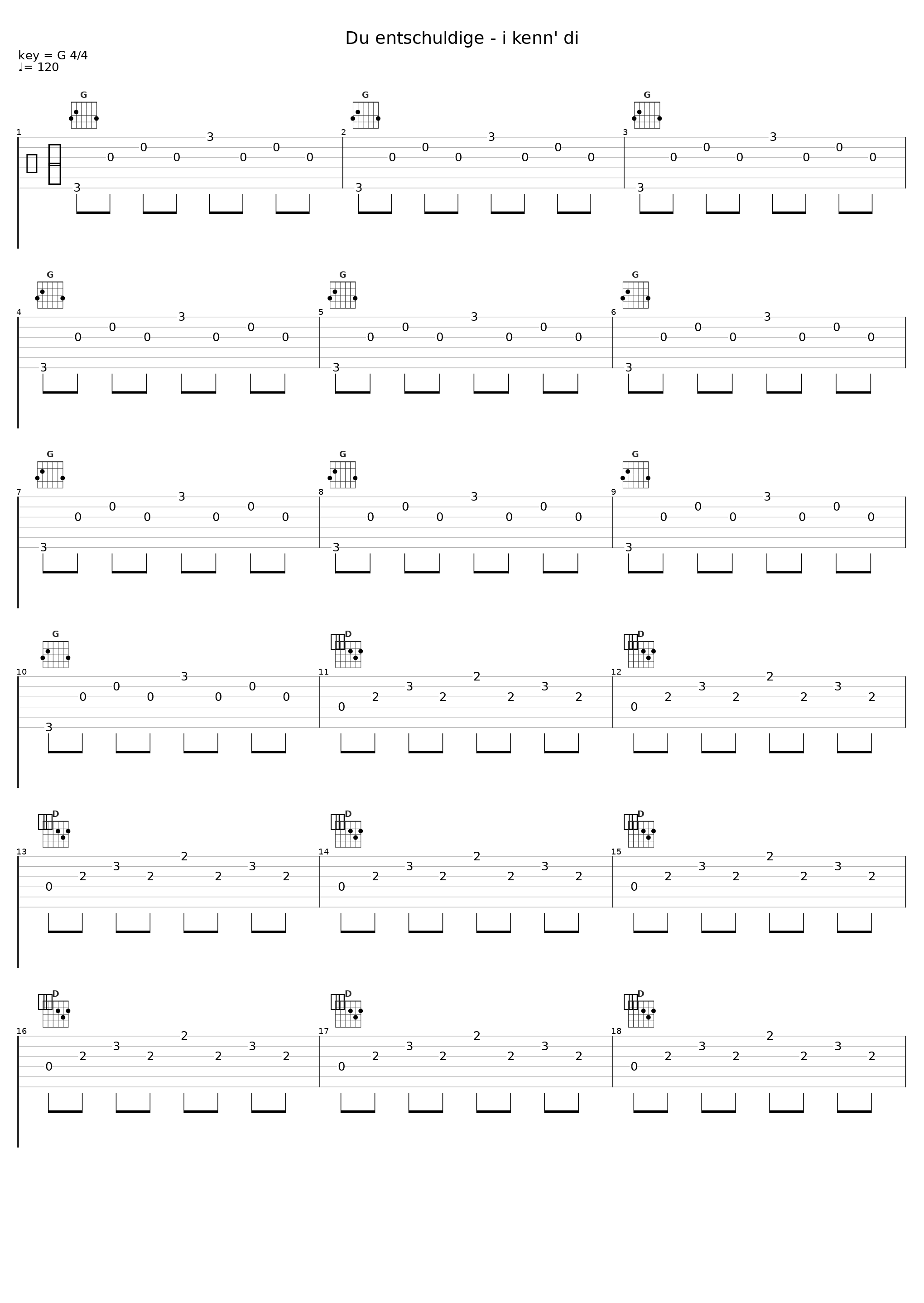 Du entschuldige - i kenn' di_Peter Cornelius_1