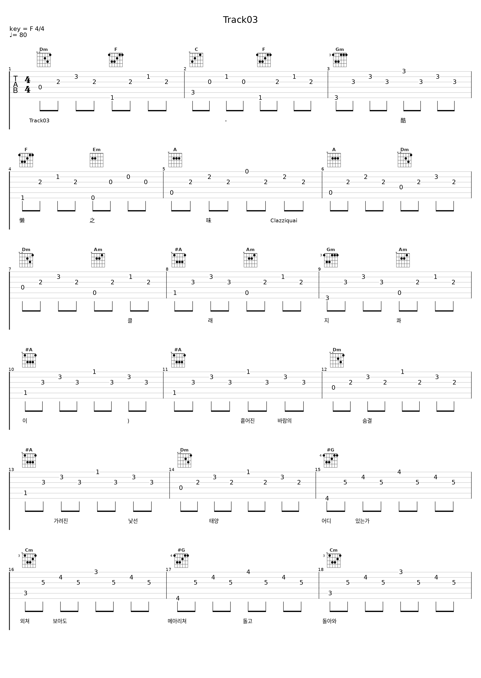Track03_酷懒之味Clazziquai_1