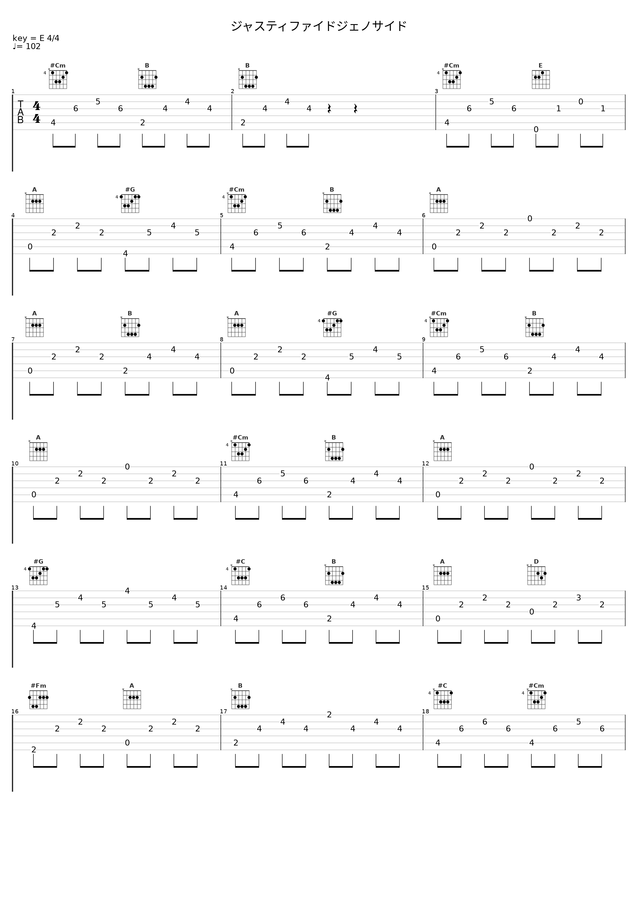 ジャスティファイドジェノサイド_镜音铃_1