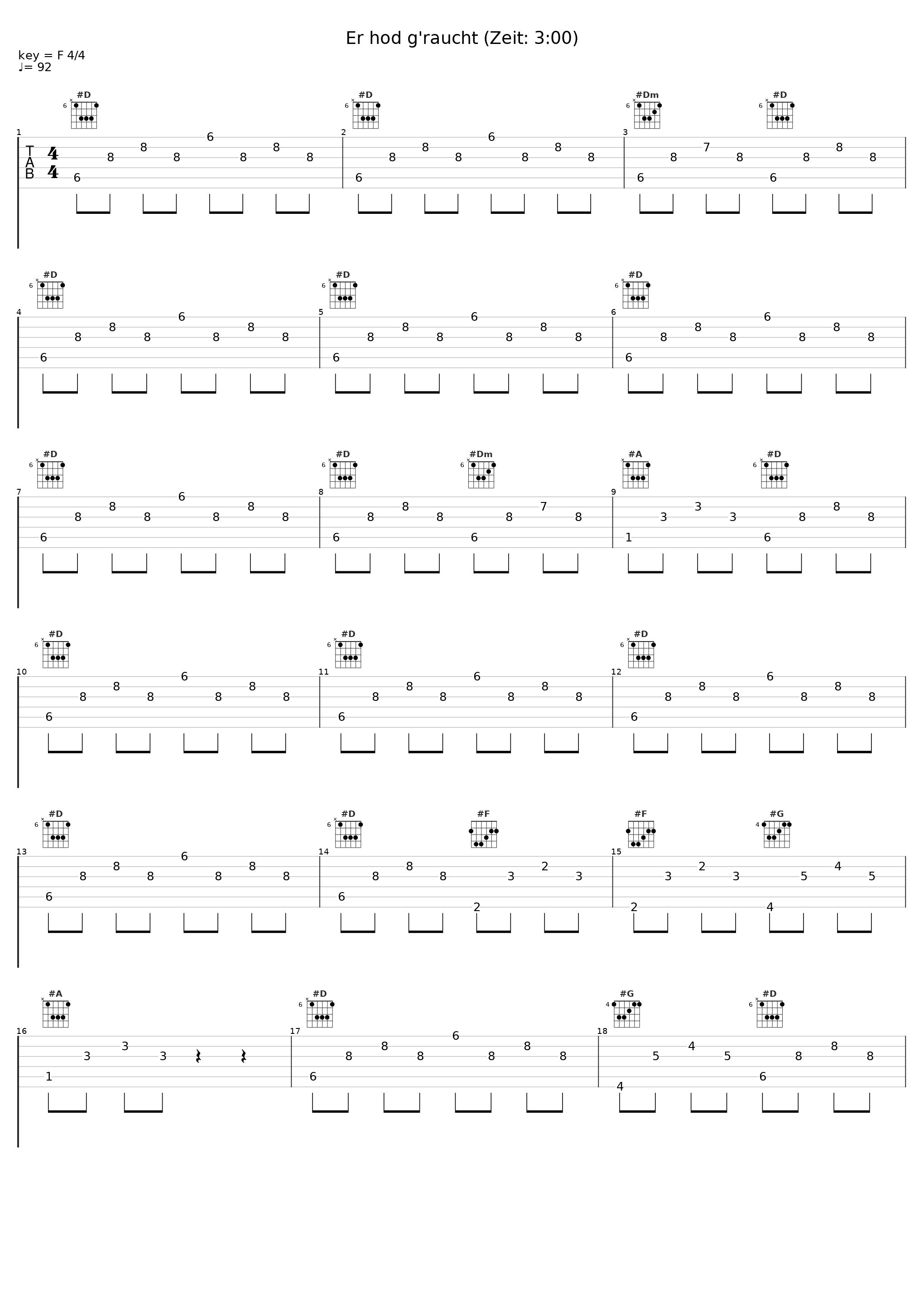 Er hod g'raucht (Zeit: 3:00)_Haindling_1