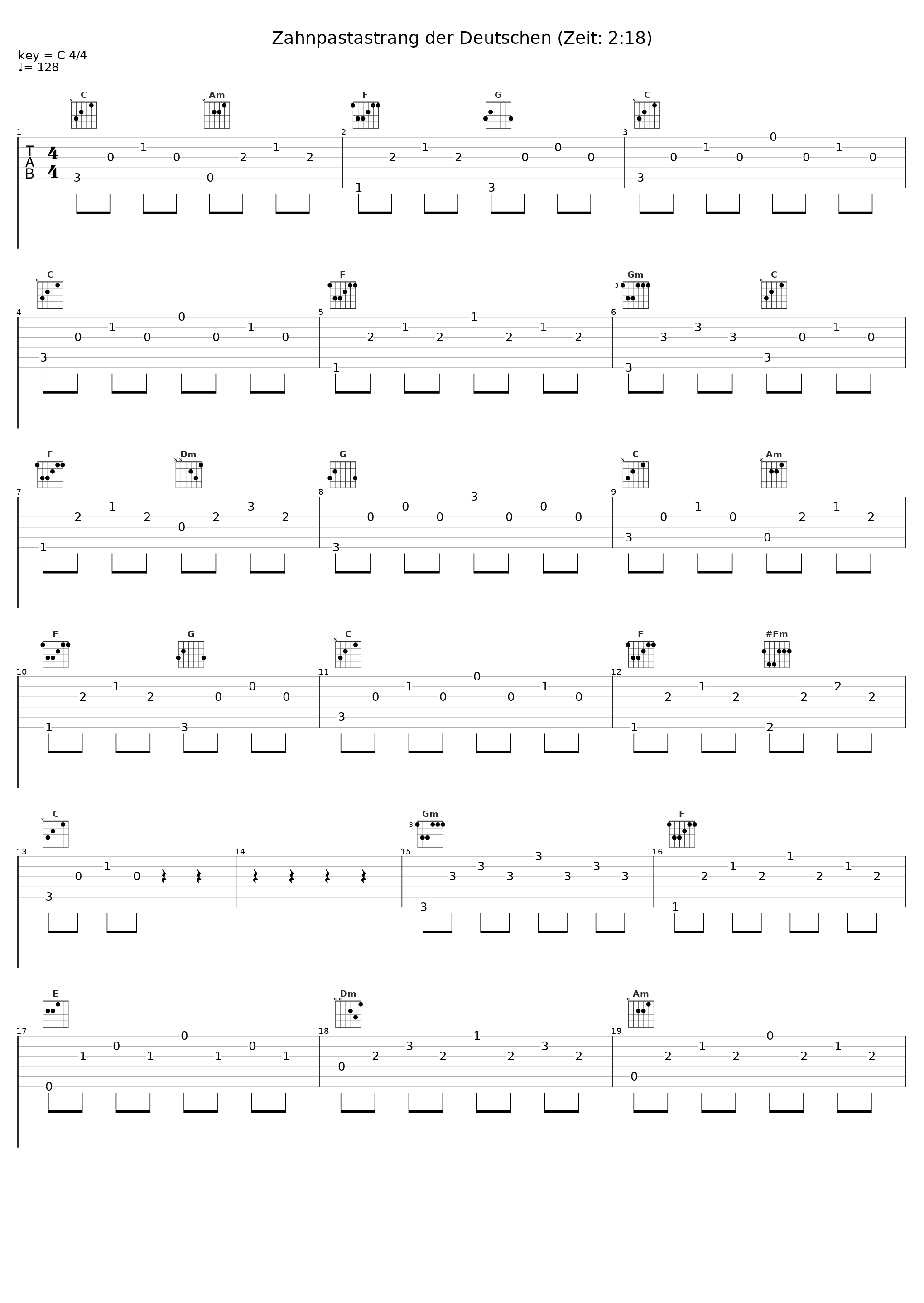 Zahnpastastrang der Deutschen (Zeit: 2:18)_Haindling_1